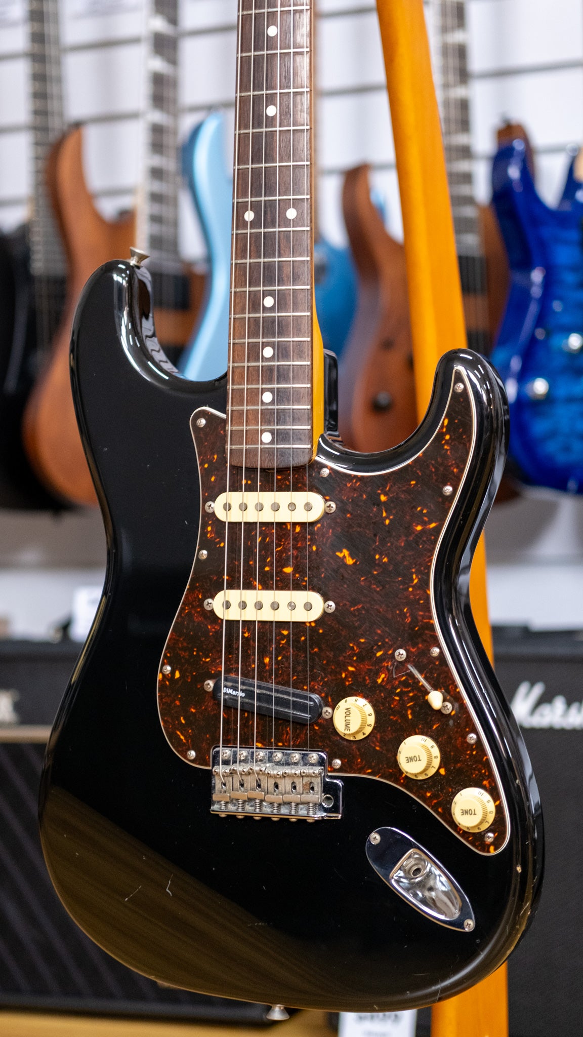 Fender ST-62 Stratocaster Electric Guitar (Black) (Pre-Owned, 2014 MIJ)