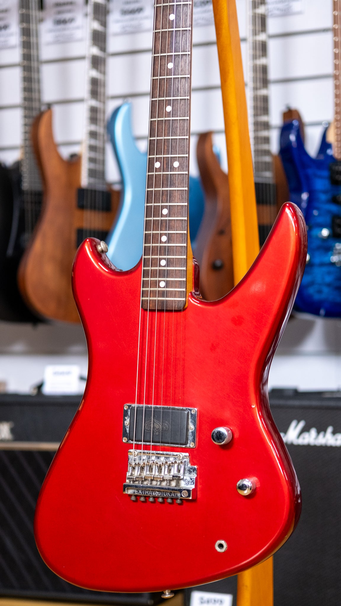 Tokai TZ-55 Electric Guitar (Candy Apple Red) (Pre-Owned, 1983 MIJ)