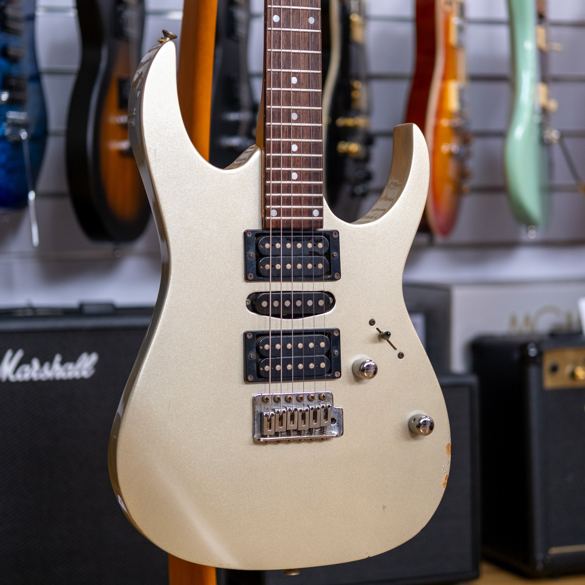 Ibanez RG Series RG170 Electric Guitar (Metallic Gold) (Pre-Owned, 1997 MIK)