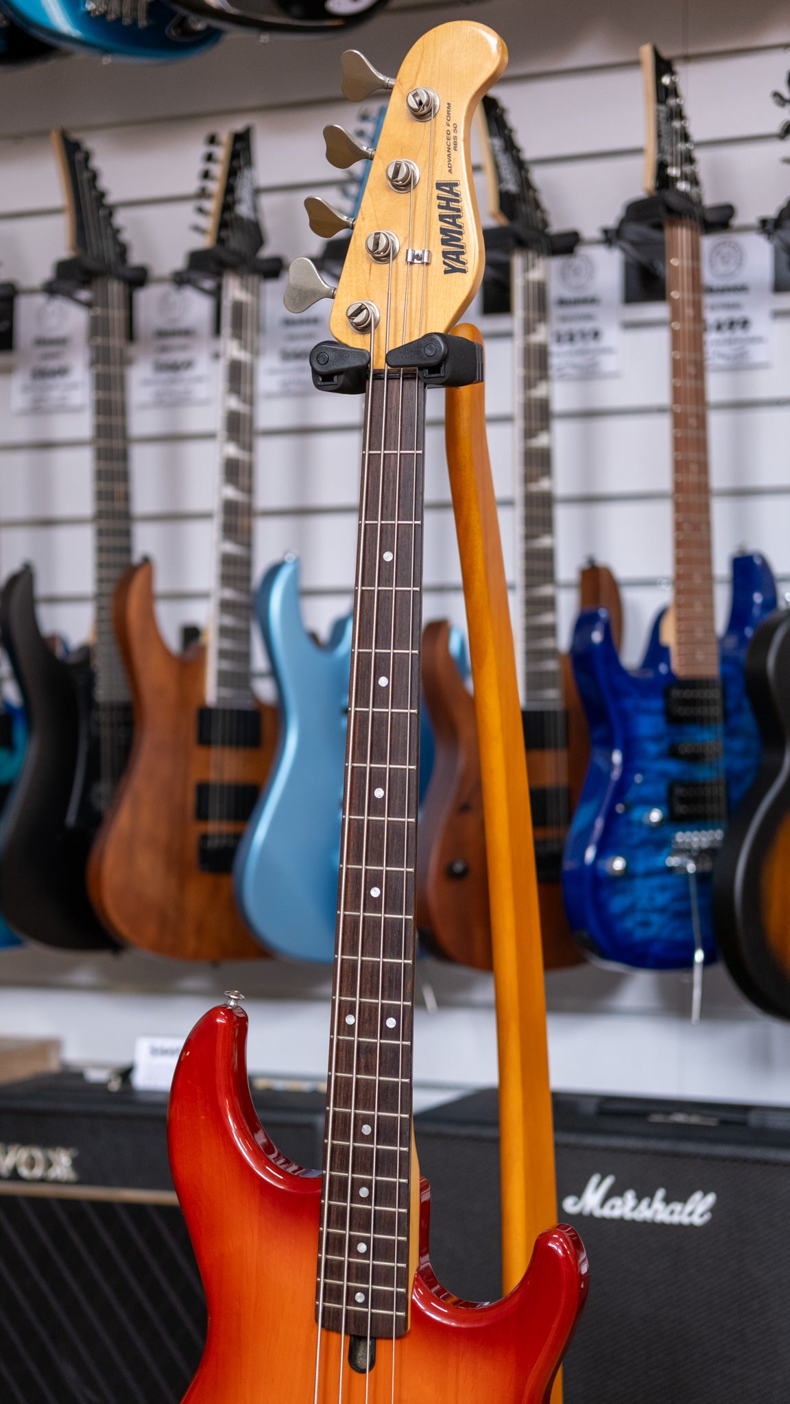 Yamaha Advanced Form RBS-50 Bass Guitar (Cherry Sunburst) (Pre-Owned, 1989)