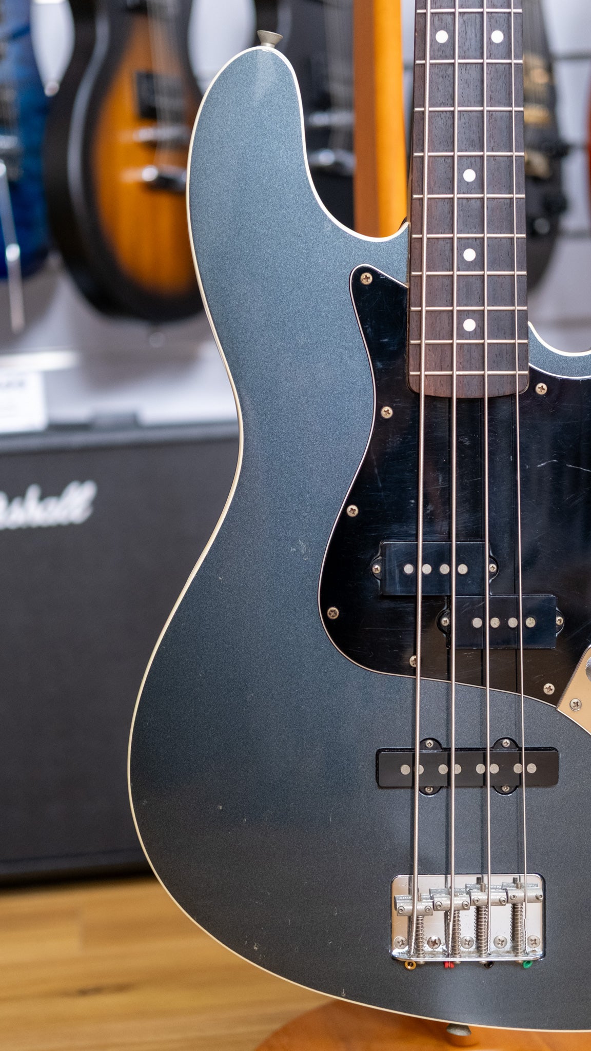 Fender Aerodyne Jazz Bass (Dolphin Grey) (Pre-Owned, 2010 MIJ)