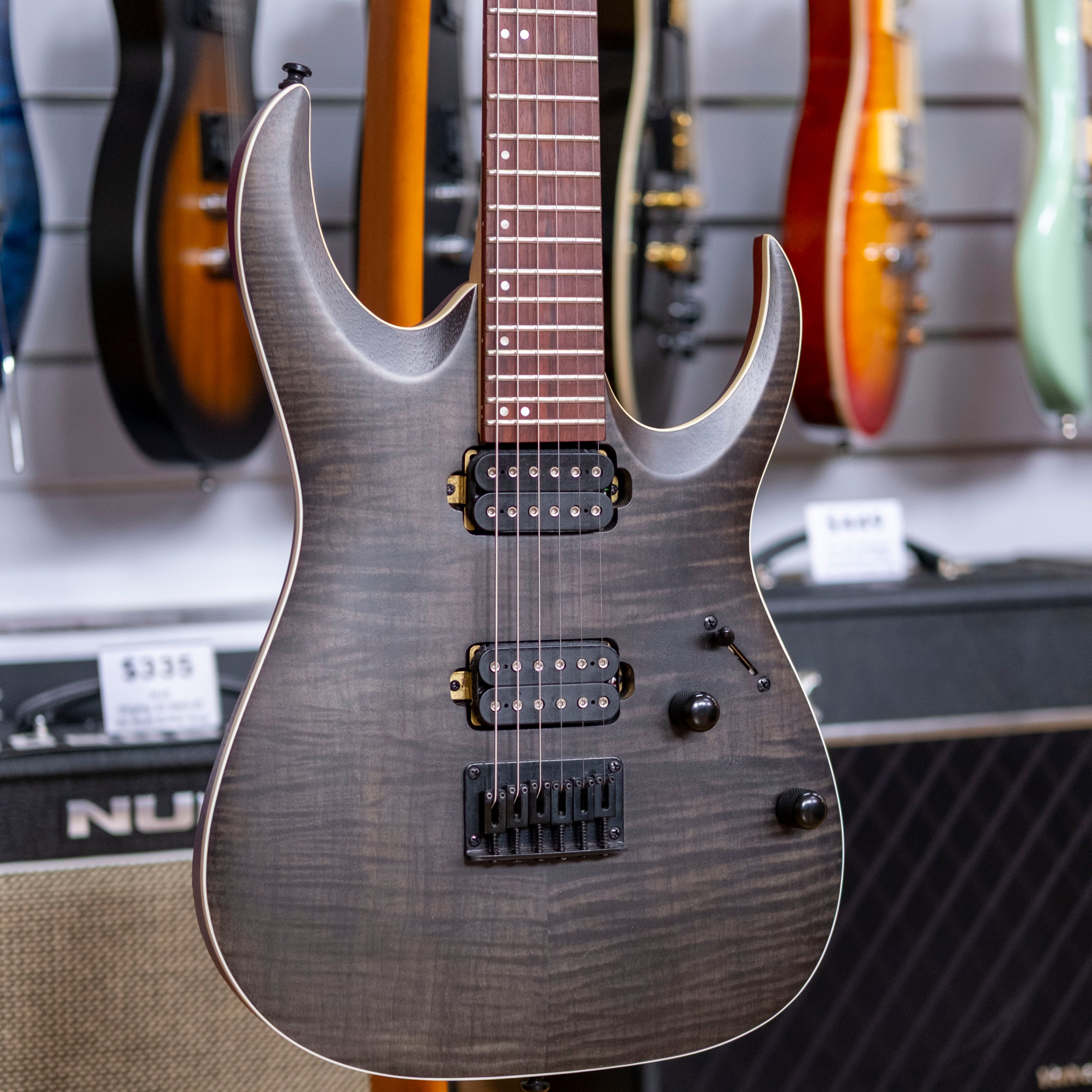 Ibanez RGA42FM Electric Guitar (Transparent Gray Flat) (Pre-Owned, 2022)