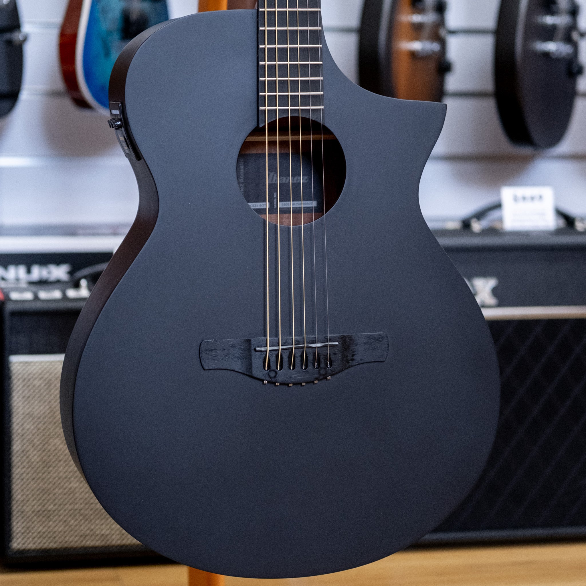 Ibanez AEWC621 Acoustic Electric Guitar (Black Out)