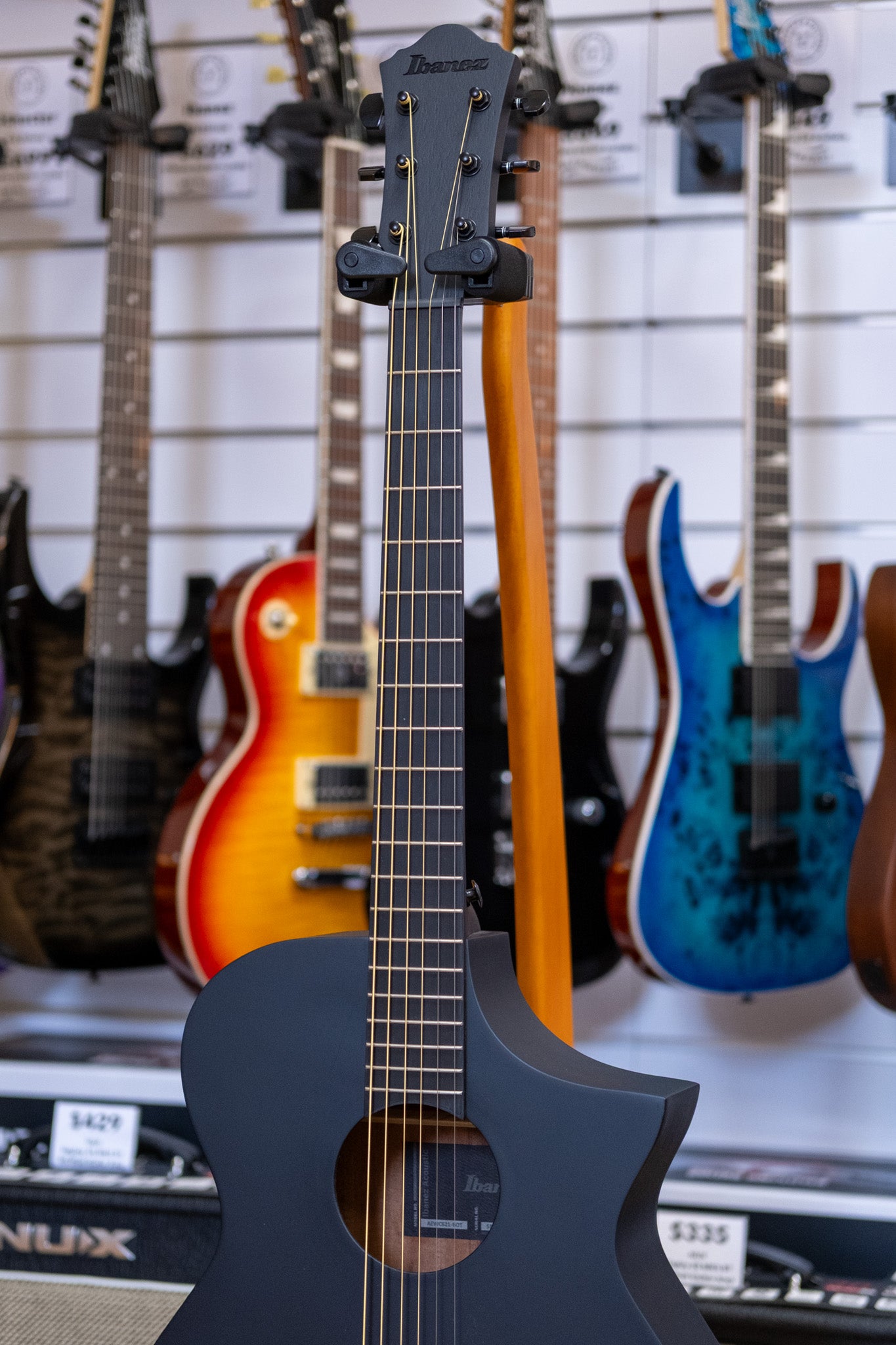 Ibanez AEWC621 Acoustic Electric Guitar (Black Out)