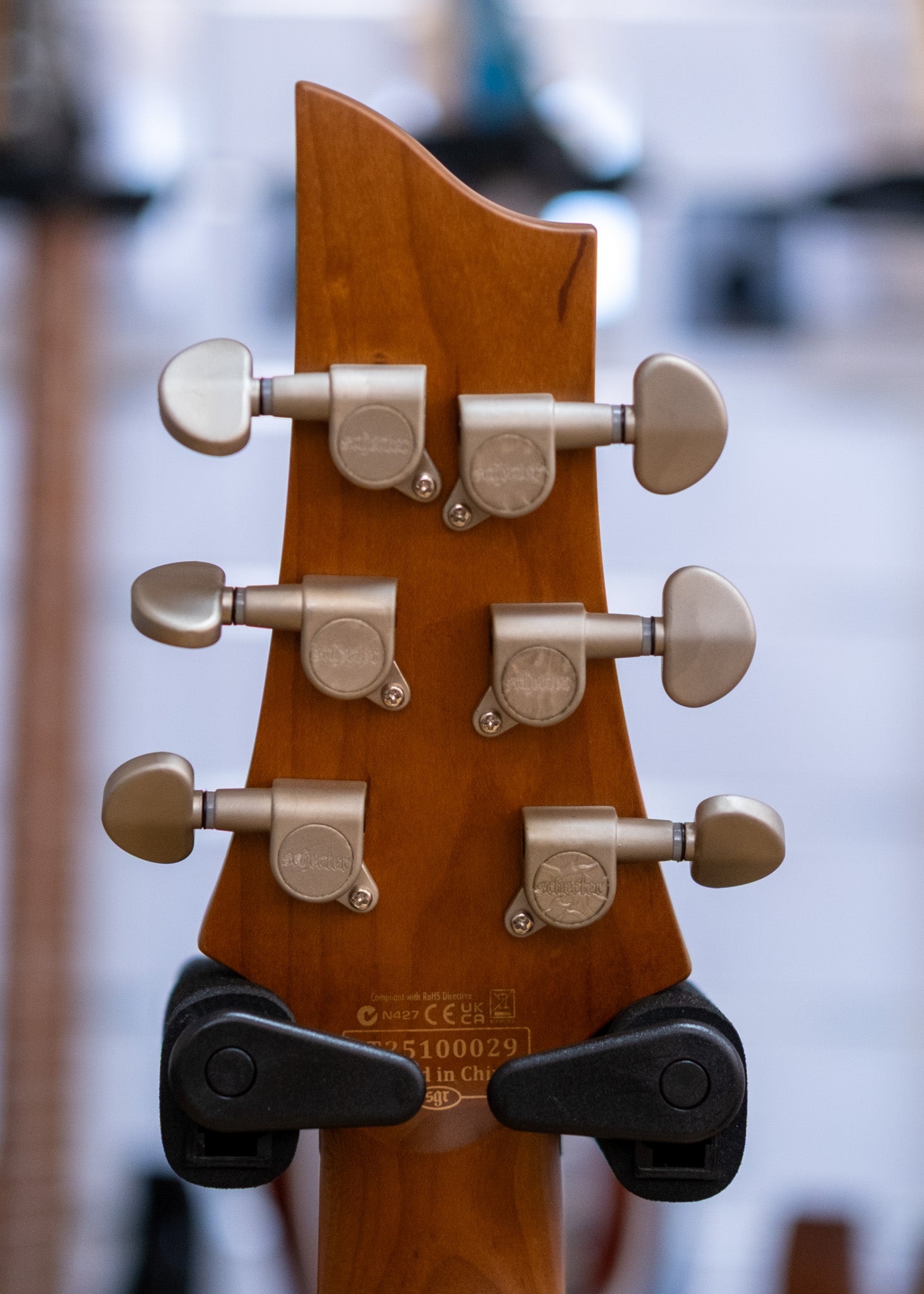 Schecter C-1 Standard Plus Electric Guitar (Blue Fade)