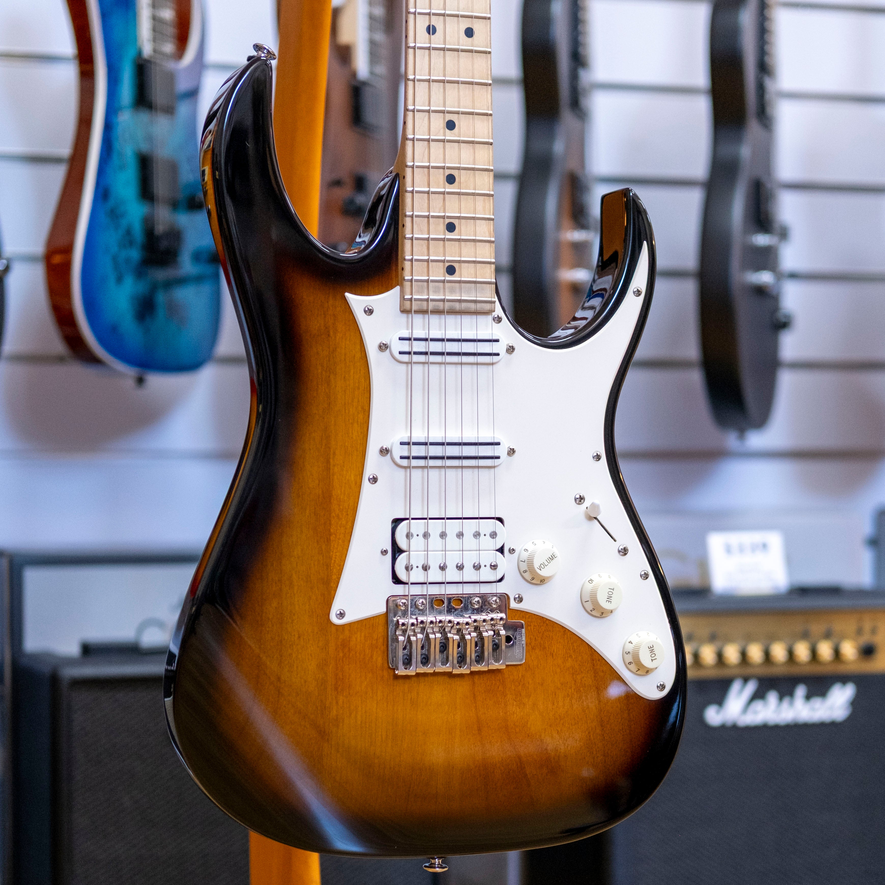 Ibanez AT10P Andy Timmons Premium Electric Guitar (Sunburst) (Pre-Owned)