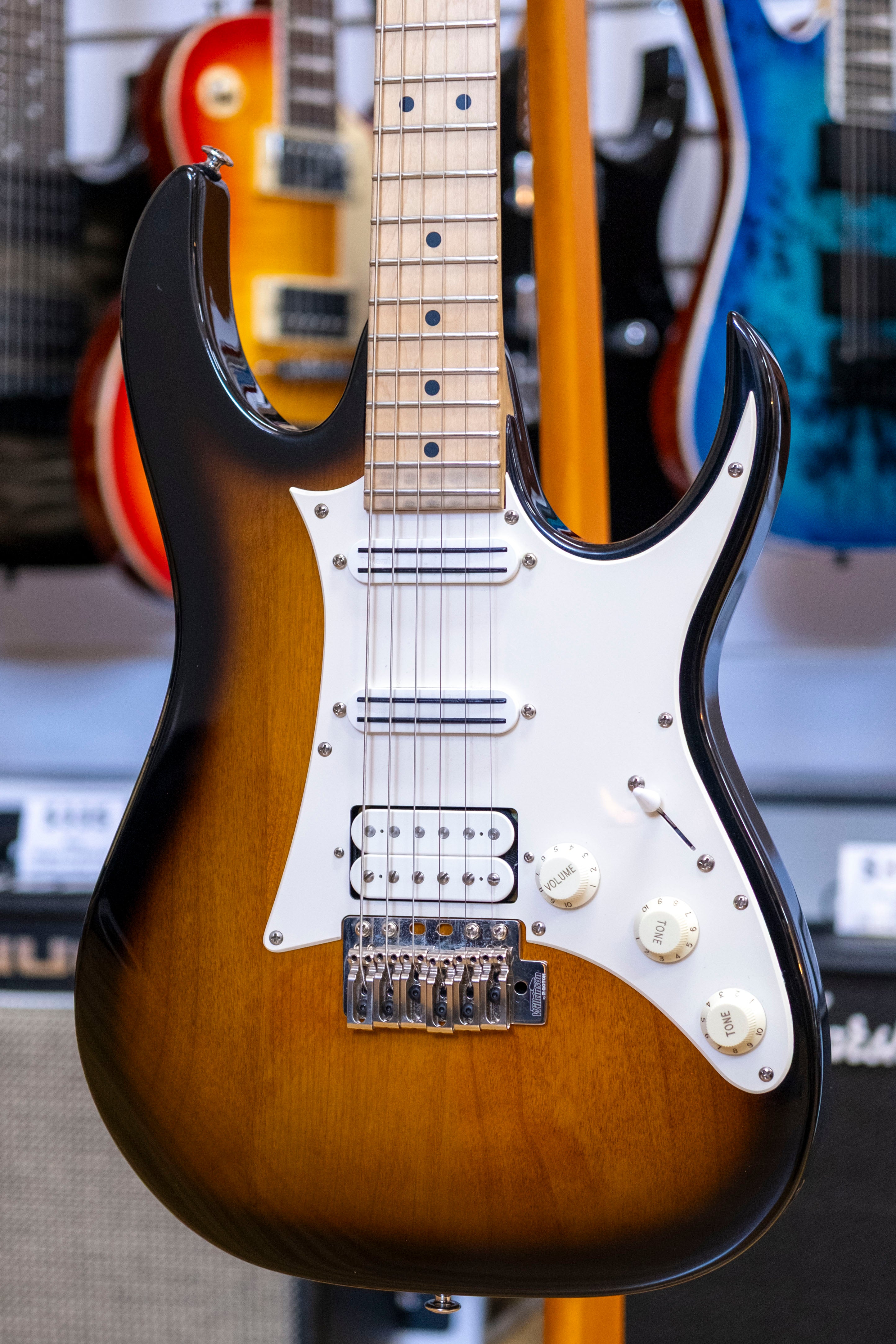 Ibanez AT10P Andy Timmons Premium Electric Guitar (Sunburst) (Pre-Owned)