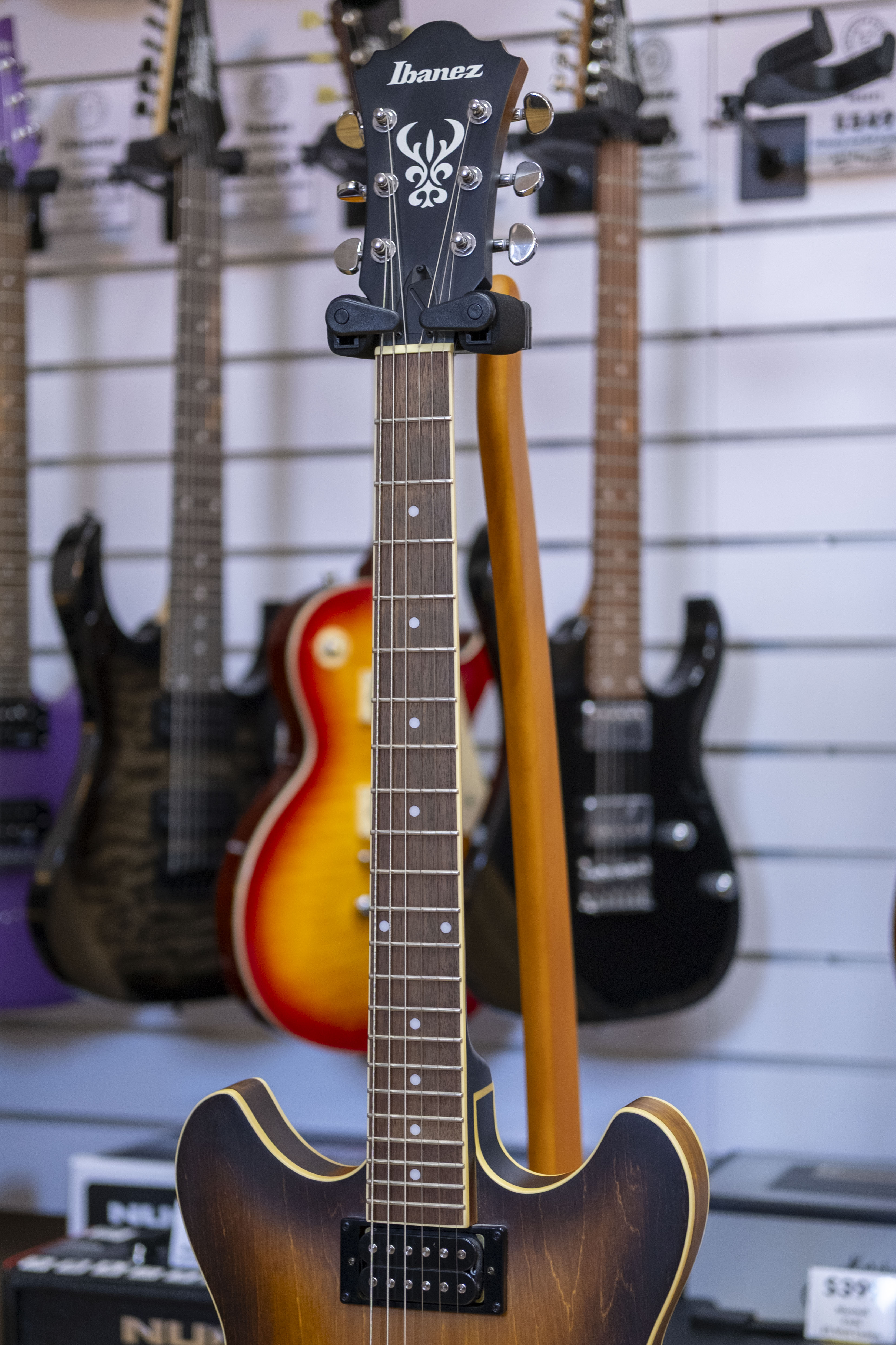 Ibanez AS-53 Semi-Hollow Electric Guitar (Tobacco Flat) (Pre-Owned, 2022)