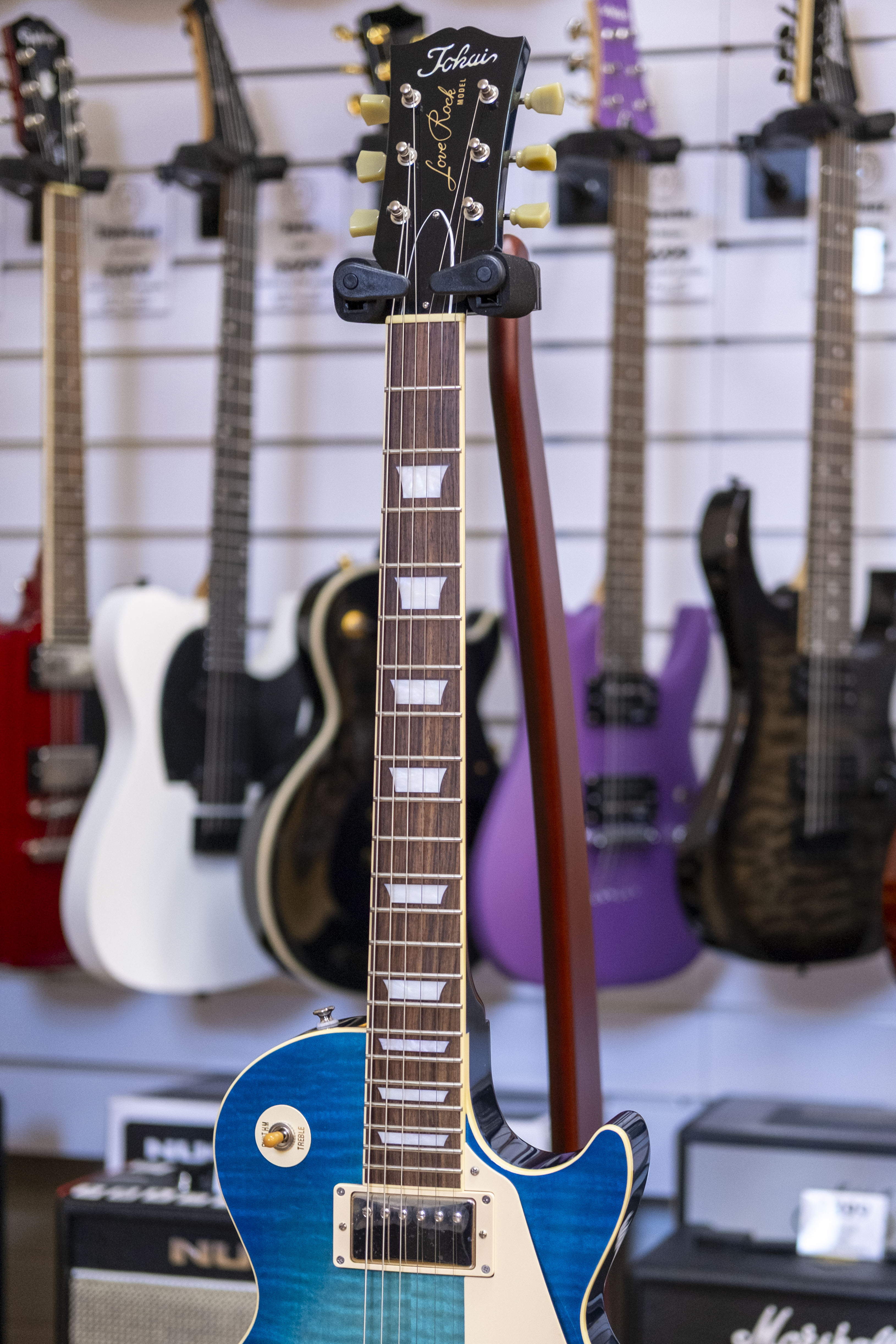 Tokai LS-148 Love Rock Electric Guitar (Indigo Burst) (NOS, 2022 MIJ)
