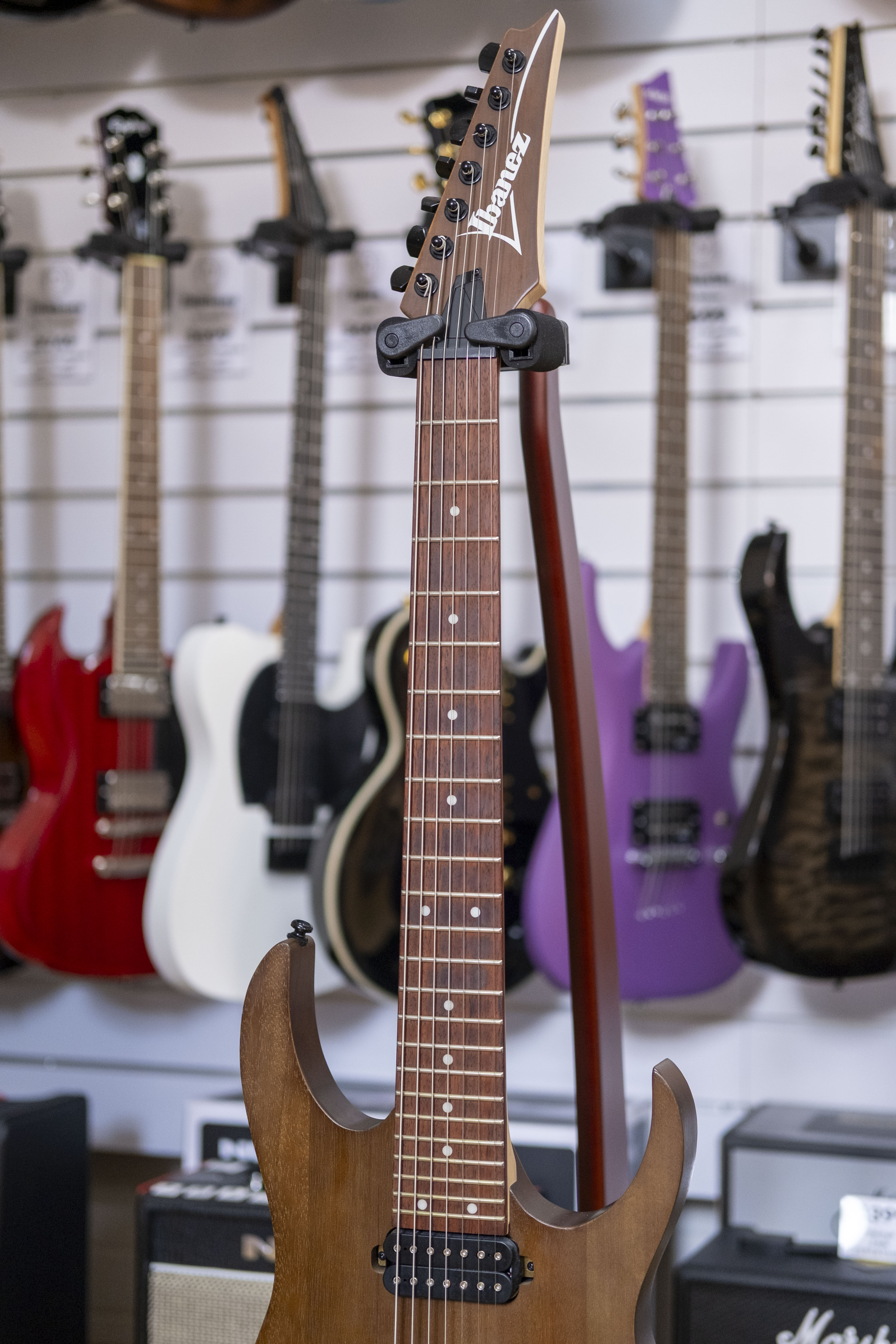 Ibanez RG7421 7-String Electric Guitar (Walnut Flat) (Pre-Owned, 2020)