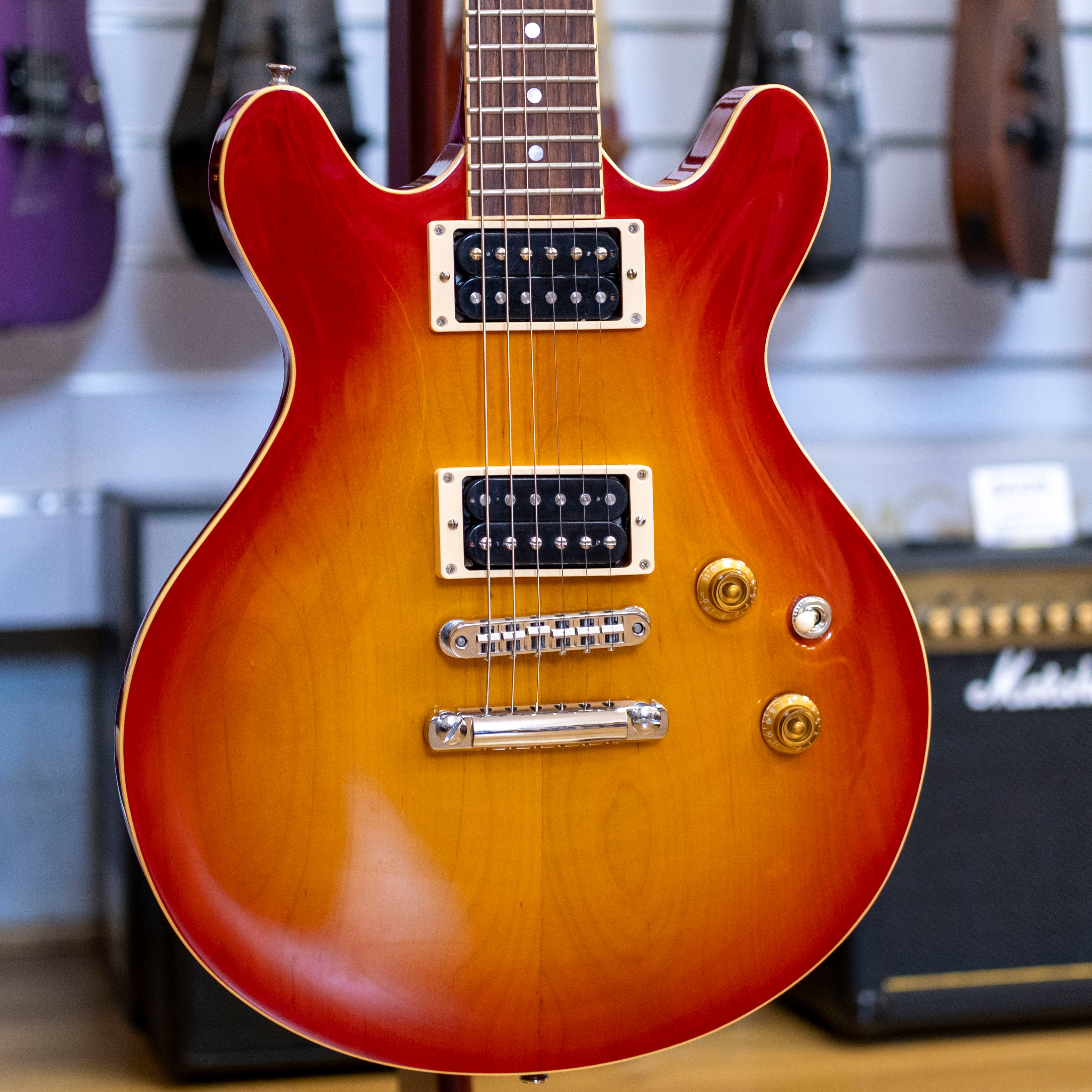 Tokai Double Cut II Electric Guitar (Cherry Sunburst) (Pre-Owned, 2004 MIJ)