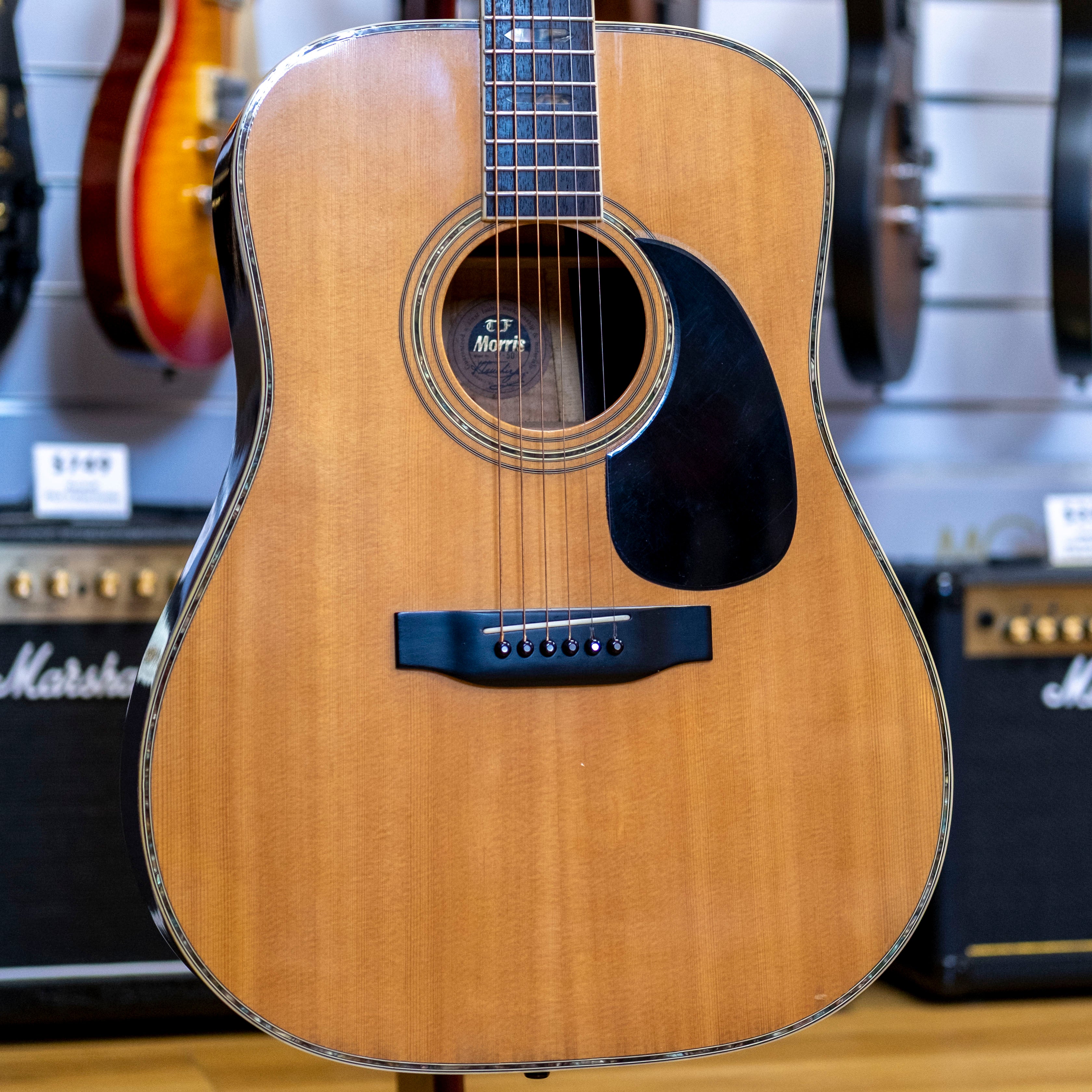 Morris W-50 Dreadnought Acoustic Guitar (Pre-Owned, MIJ 1979)