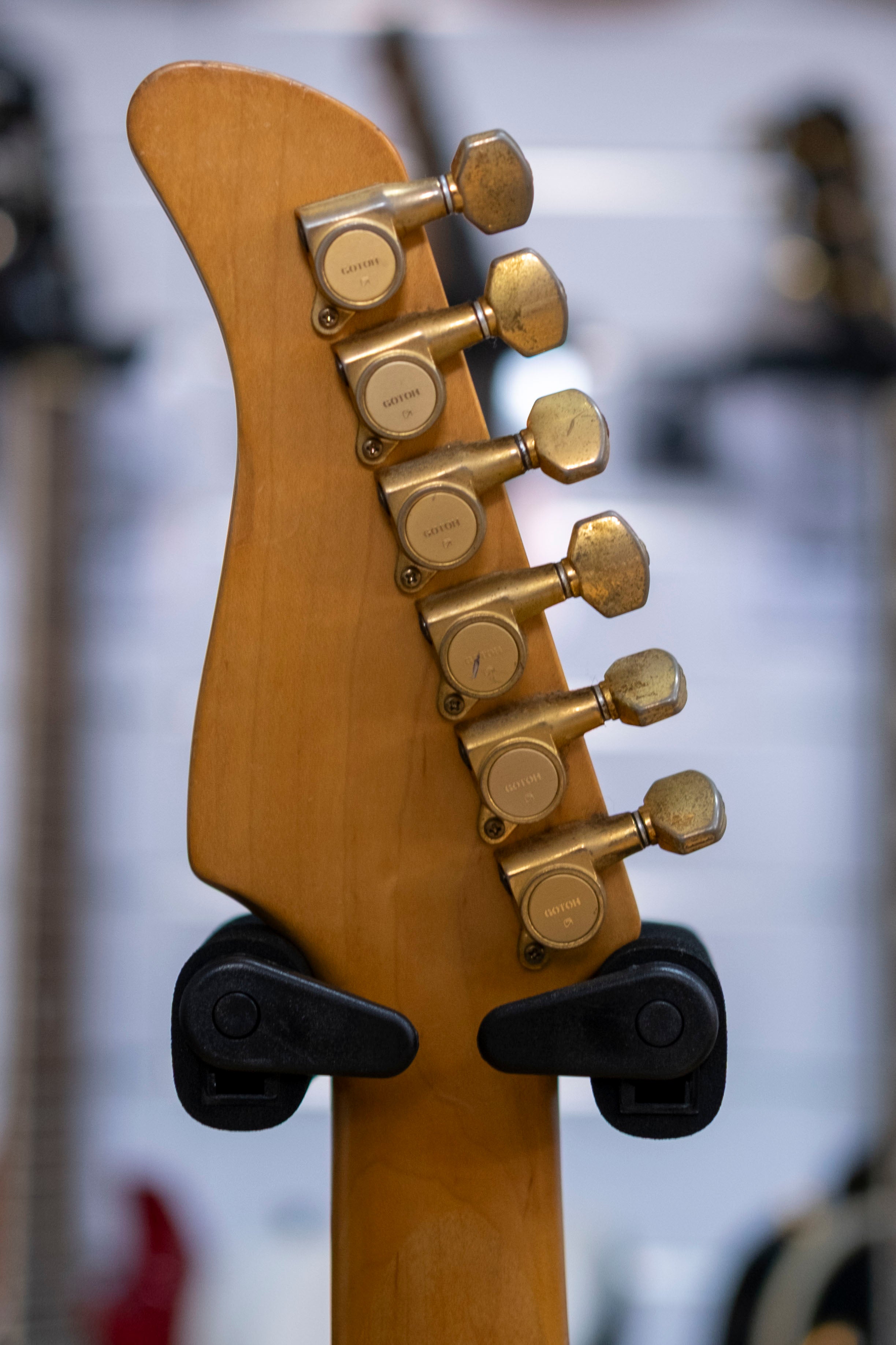 Fernandes FR-120 Electric Guitar (Transparent Black) (Pre-Owned, MIJ 1990's)