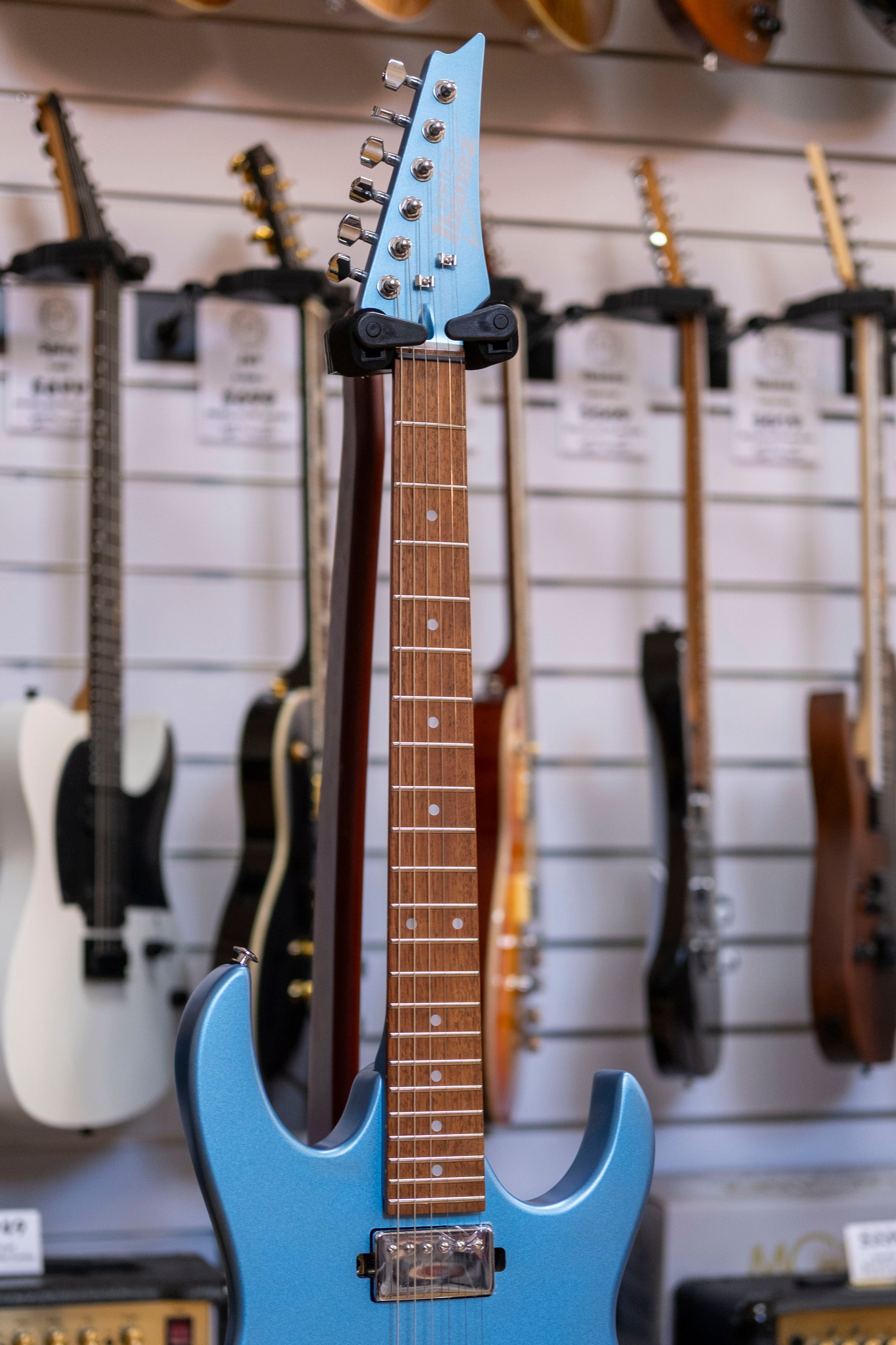 Ibanez RX120SP Gio Series Electric Guitar (Metallic Light Blue Matte)