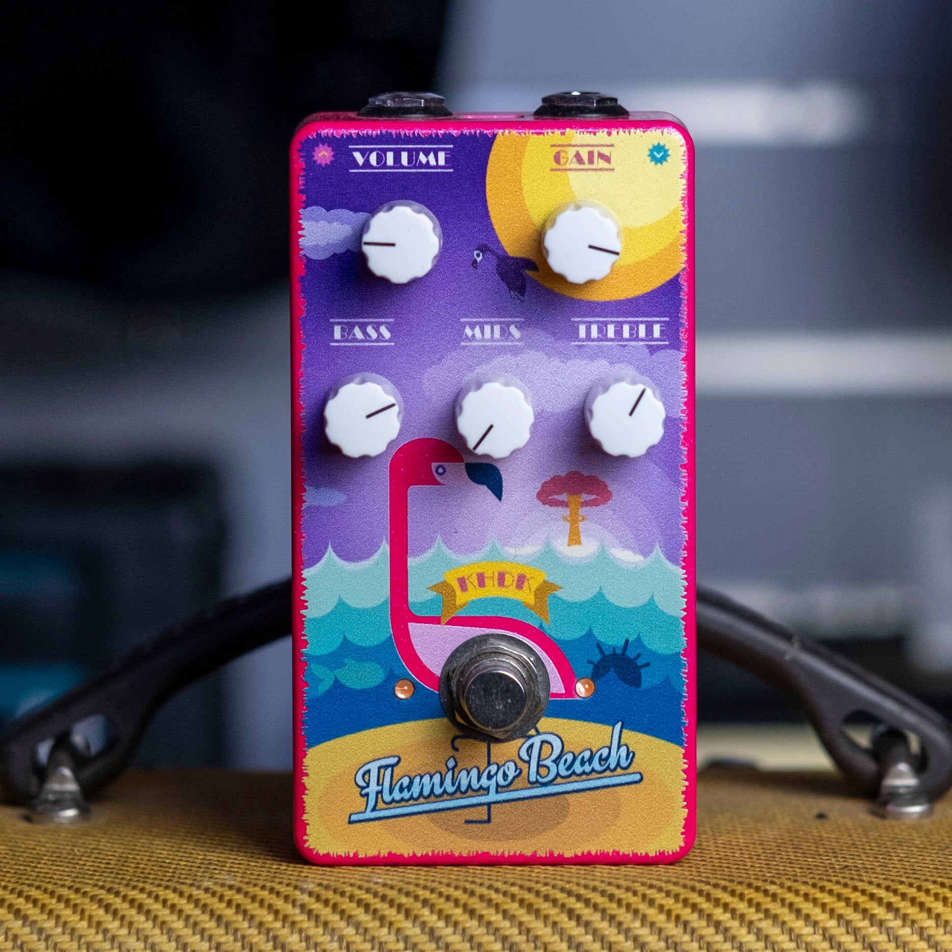 KHDK Electronics Limited Edition Mystery Pedal Flamingo Beach Overdrive (Pre-Owned, 2021)
