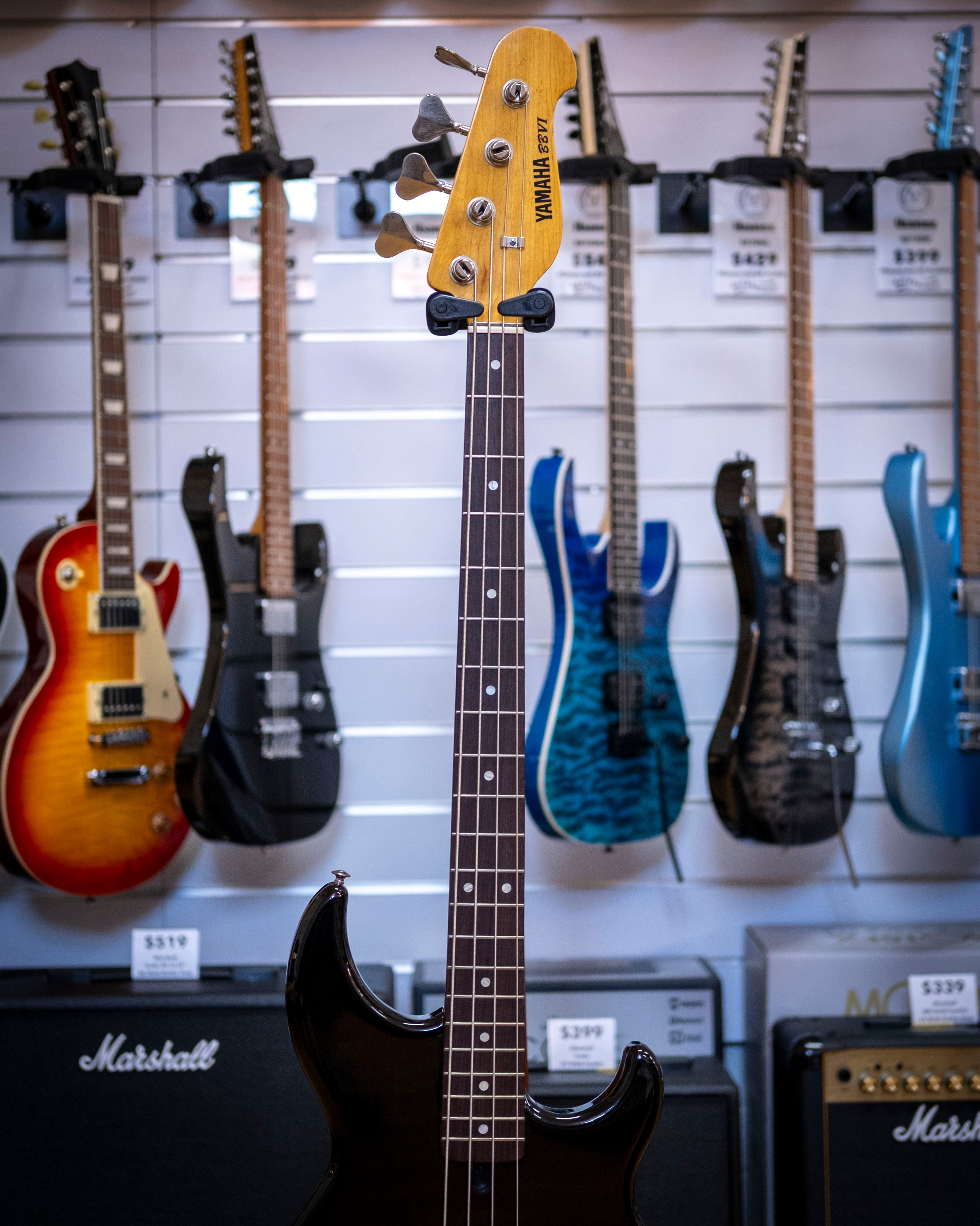 Yamaha BBVI Bass Guitar (Black) (Pre-Owned, 1981 MIJ)