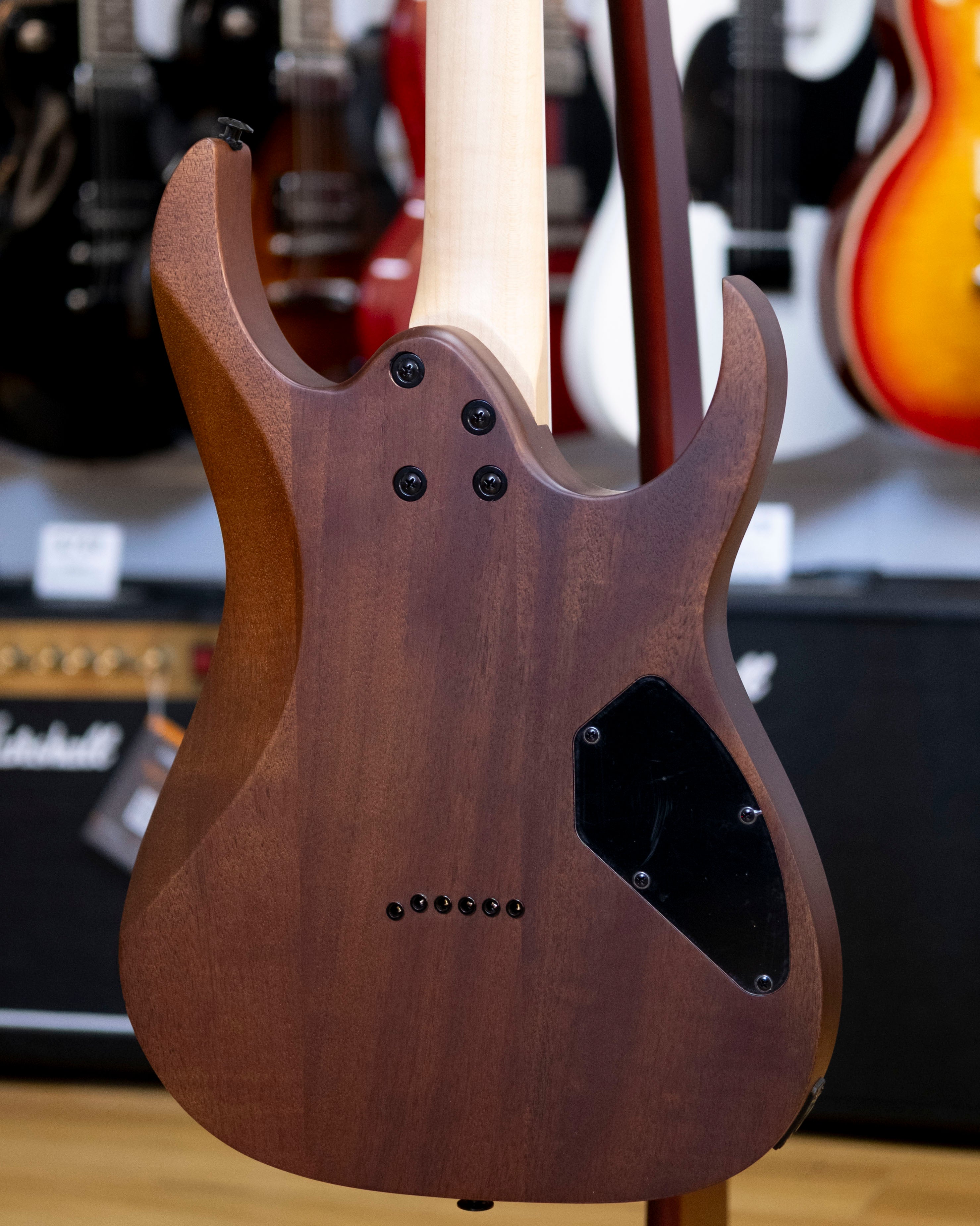 Ibanez Gio Series RG121DXL Left Handed Electric Guitar (Walnut Flat)