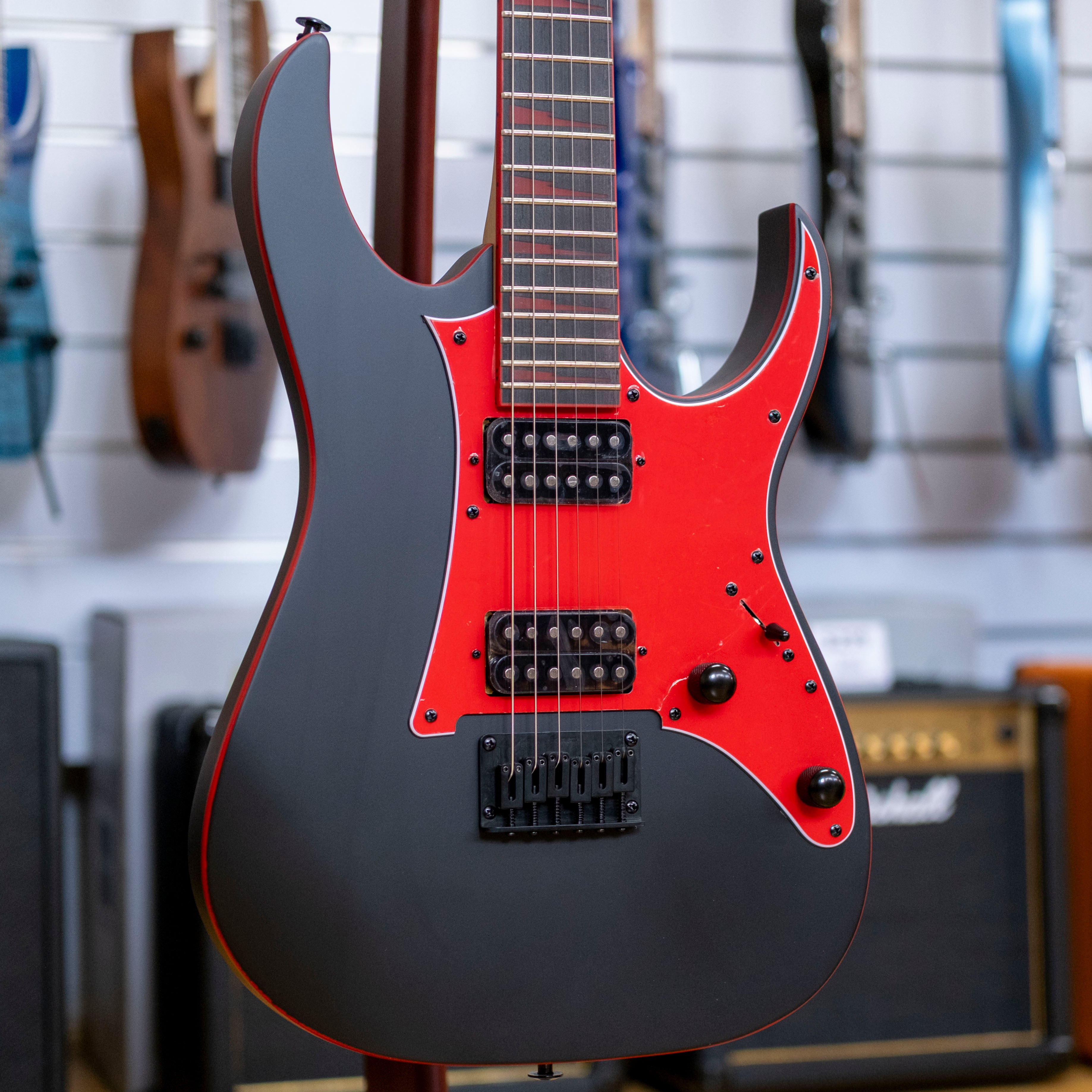 Ibanez RG131DX Gio Series Electric Guitar (Black Flat)