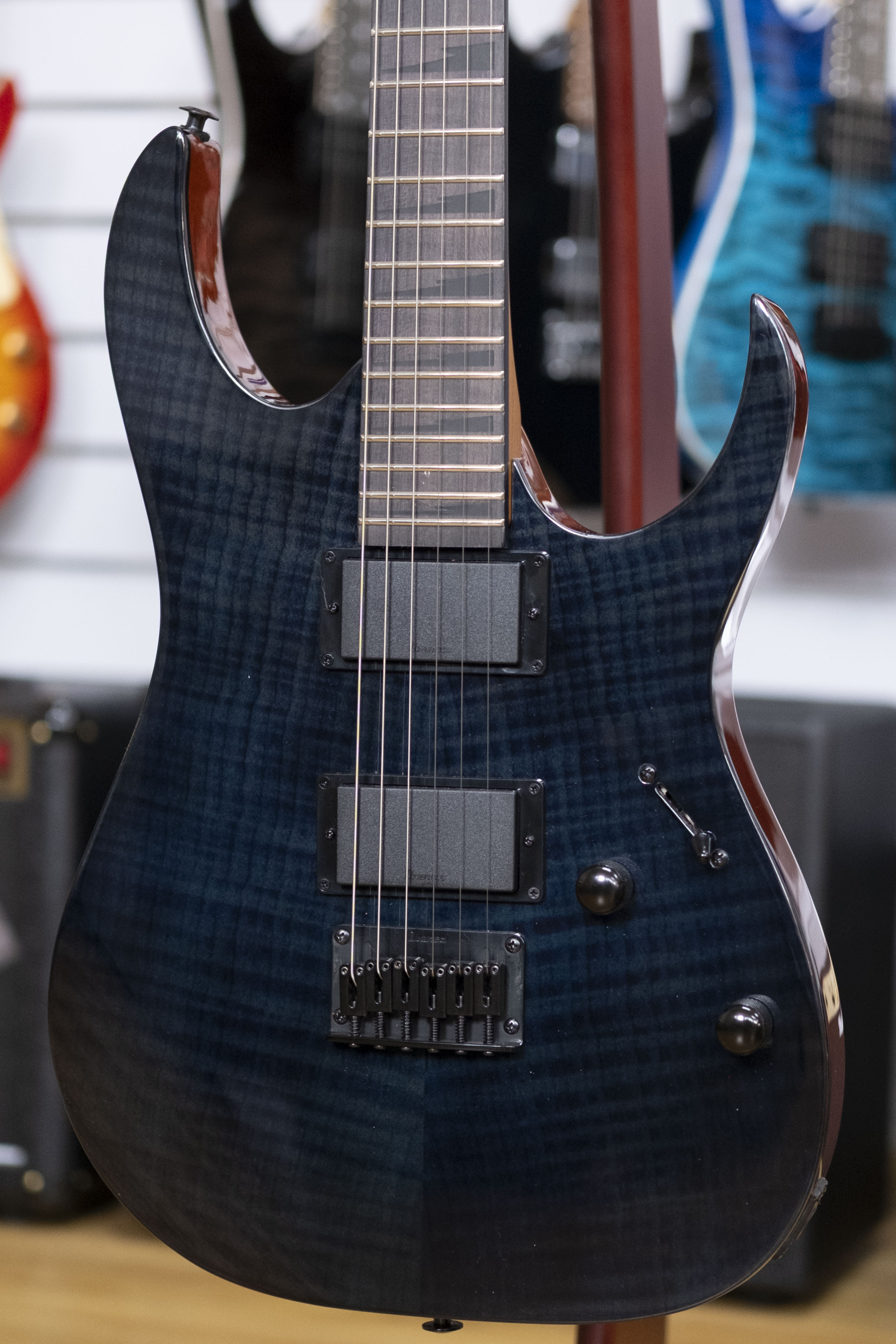 Ibanez GRGR221FA-TDK Gio Series Electric Guitar (Transparent Indigo Black)