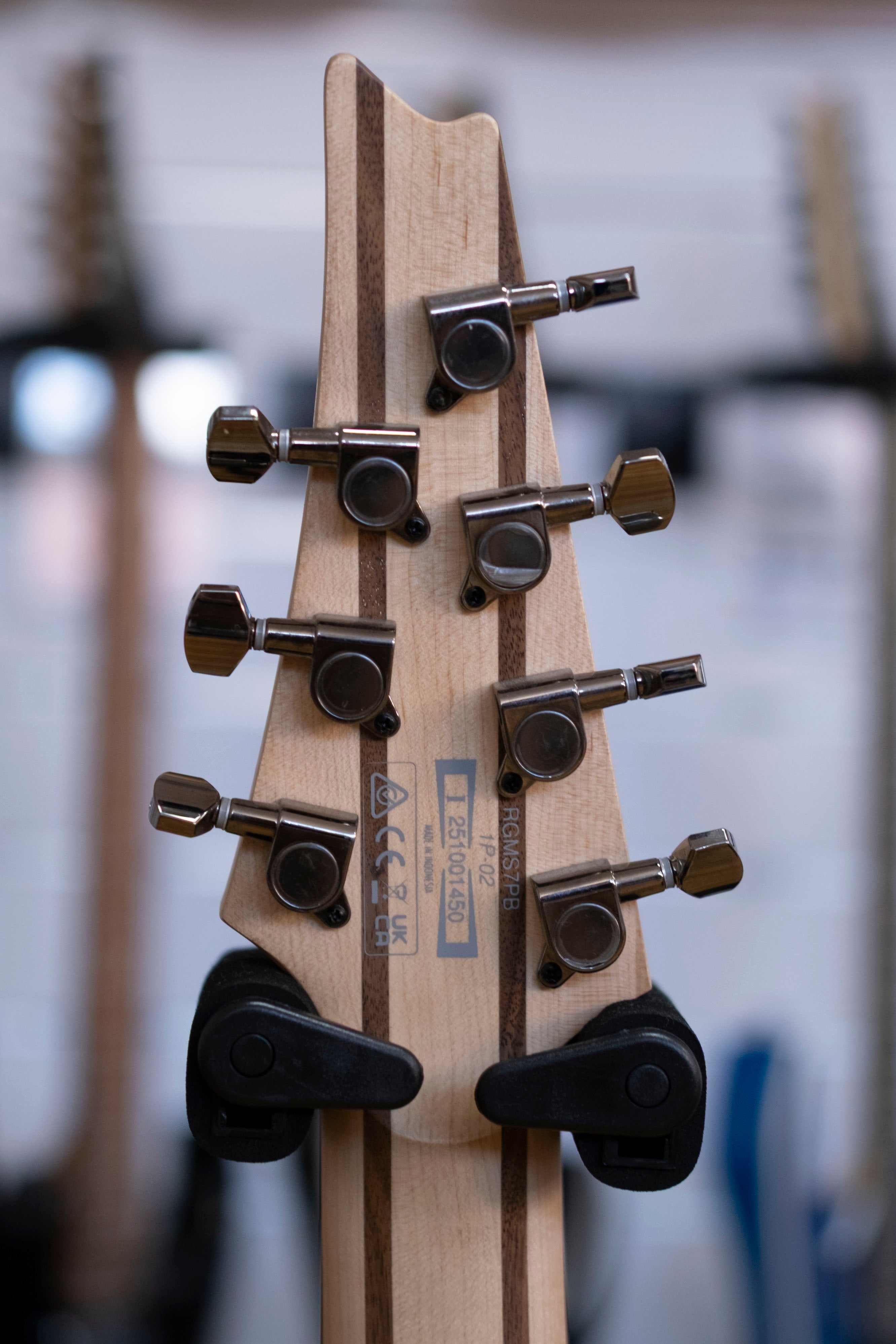 Ibanez RGMS7PB 7-String Electric Guitar (Cosmic Blue Star Burst)
