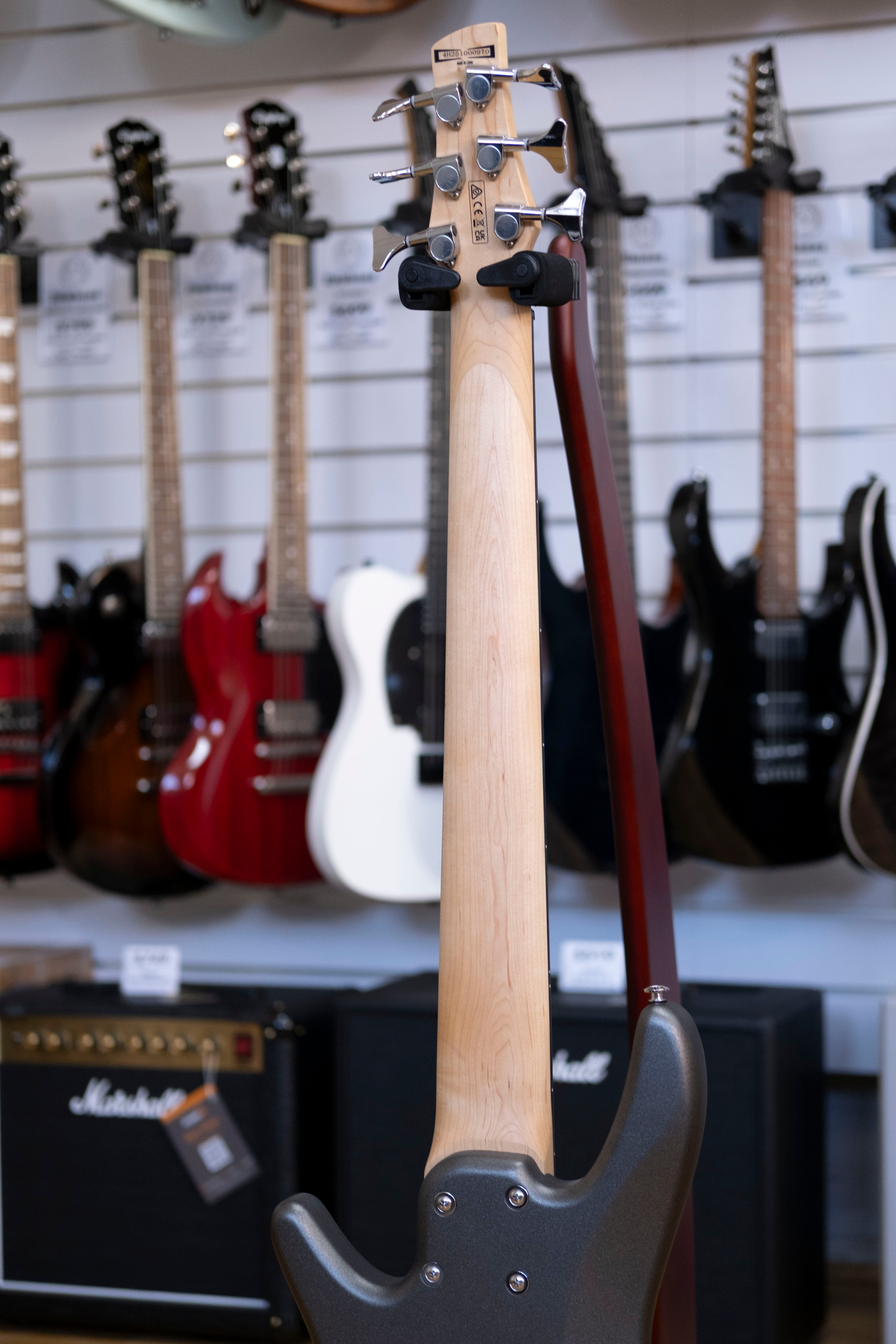 Ibanez GSR186 Soundgear Gio 6-String Bass Guitar (Tungsten Matte)