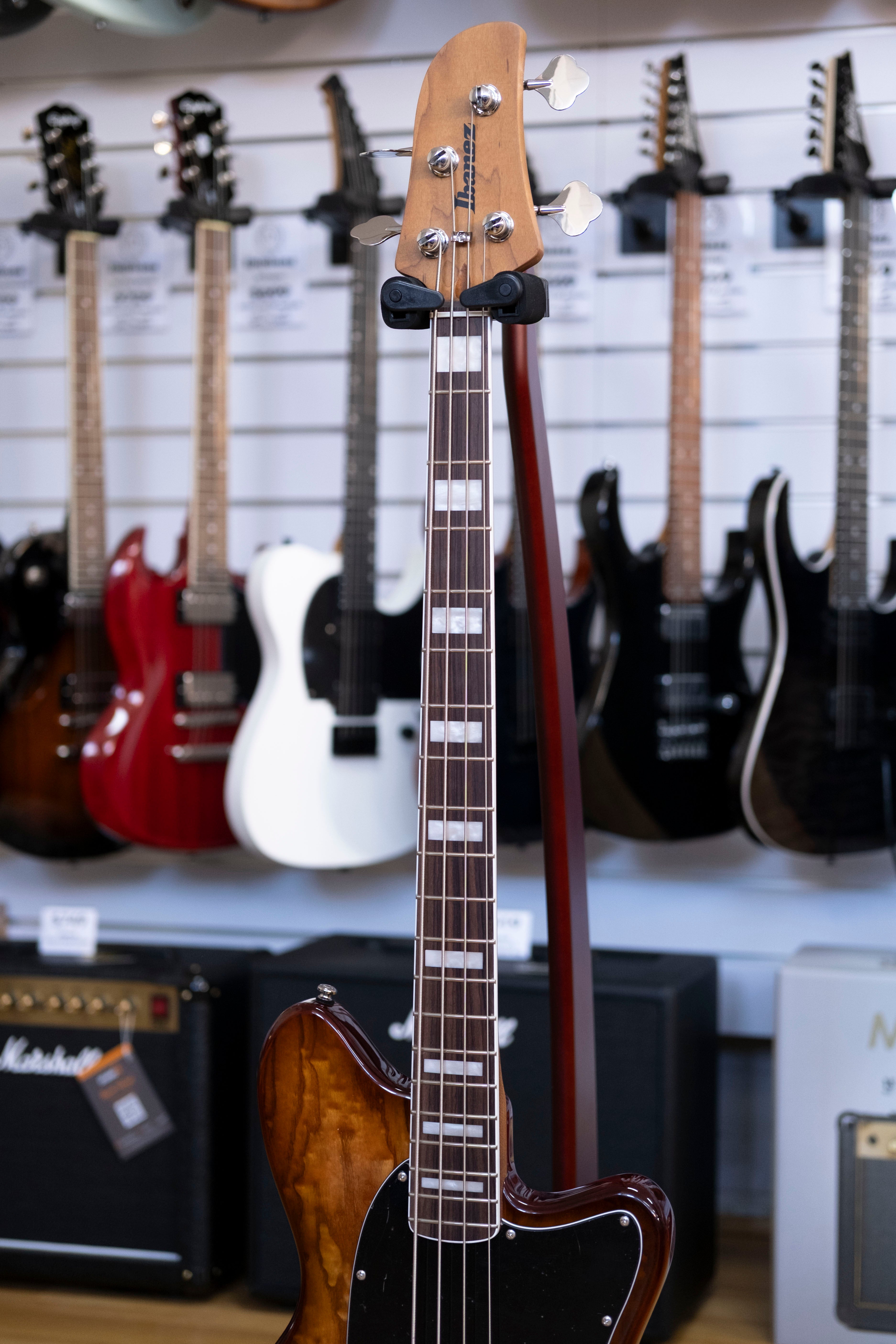 Ibanez TMB400TA Talman Series 4-String Bass Guitar (Iced Americano Burst)