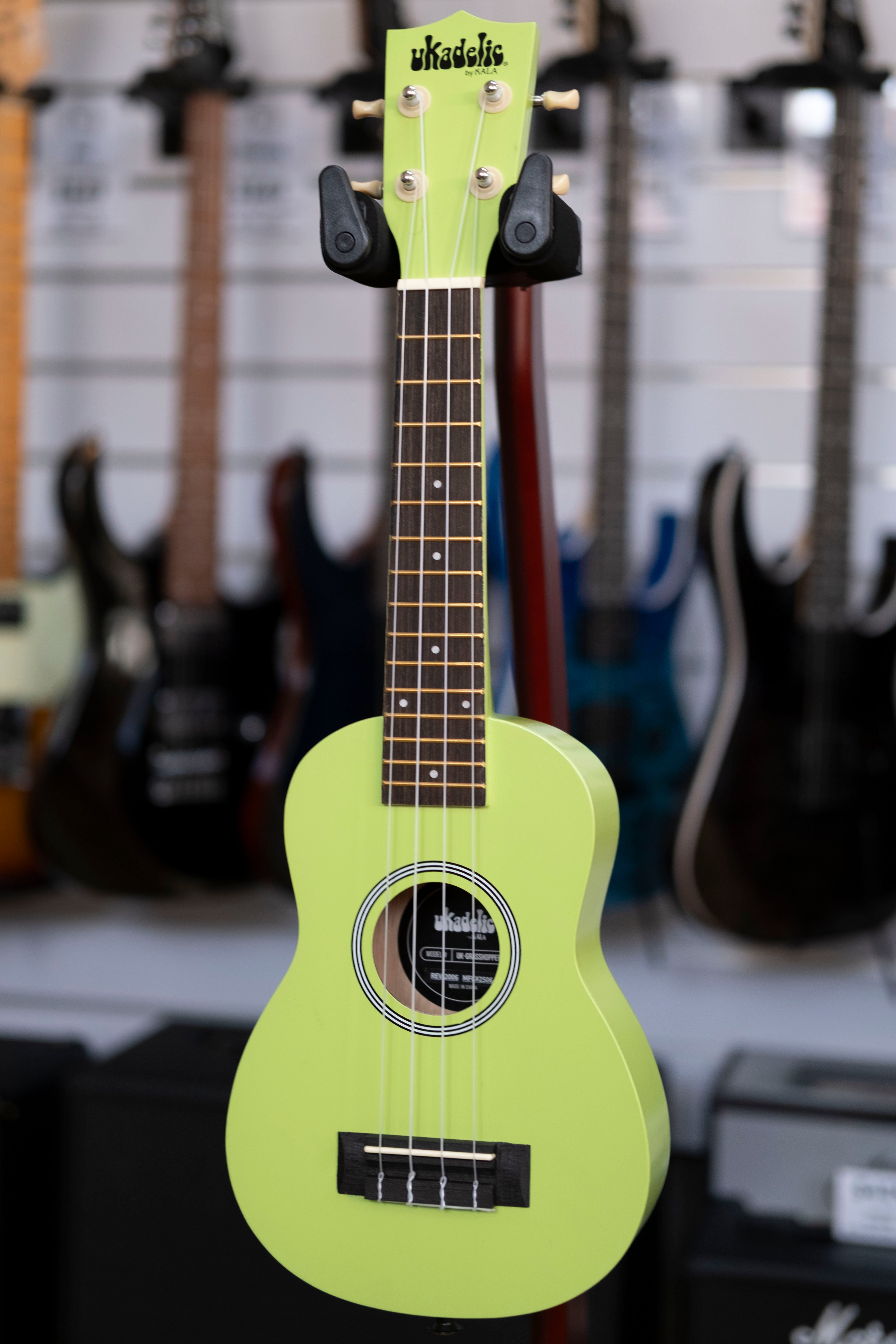 Kala Ukadelic Soprano Ukulele (Grasshopper)