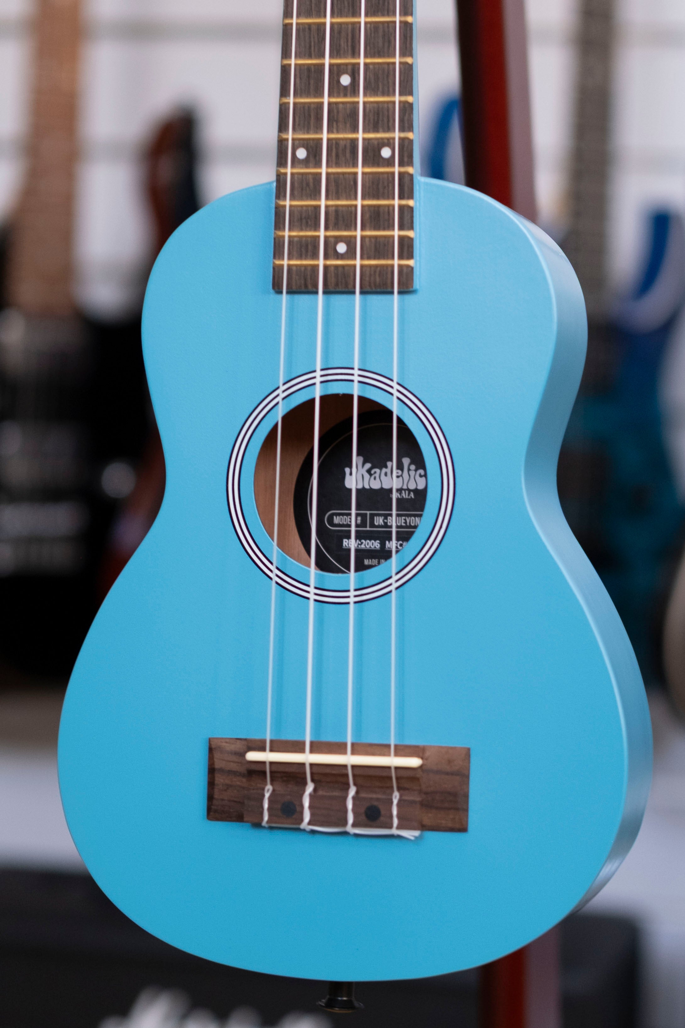 Kala Ukadelic Soprano Ukulele (Blue Yonder)