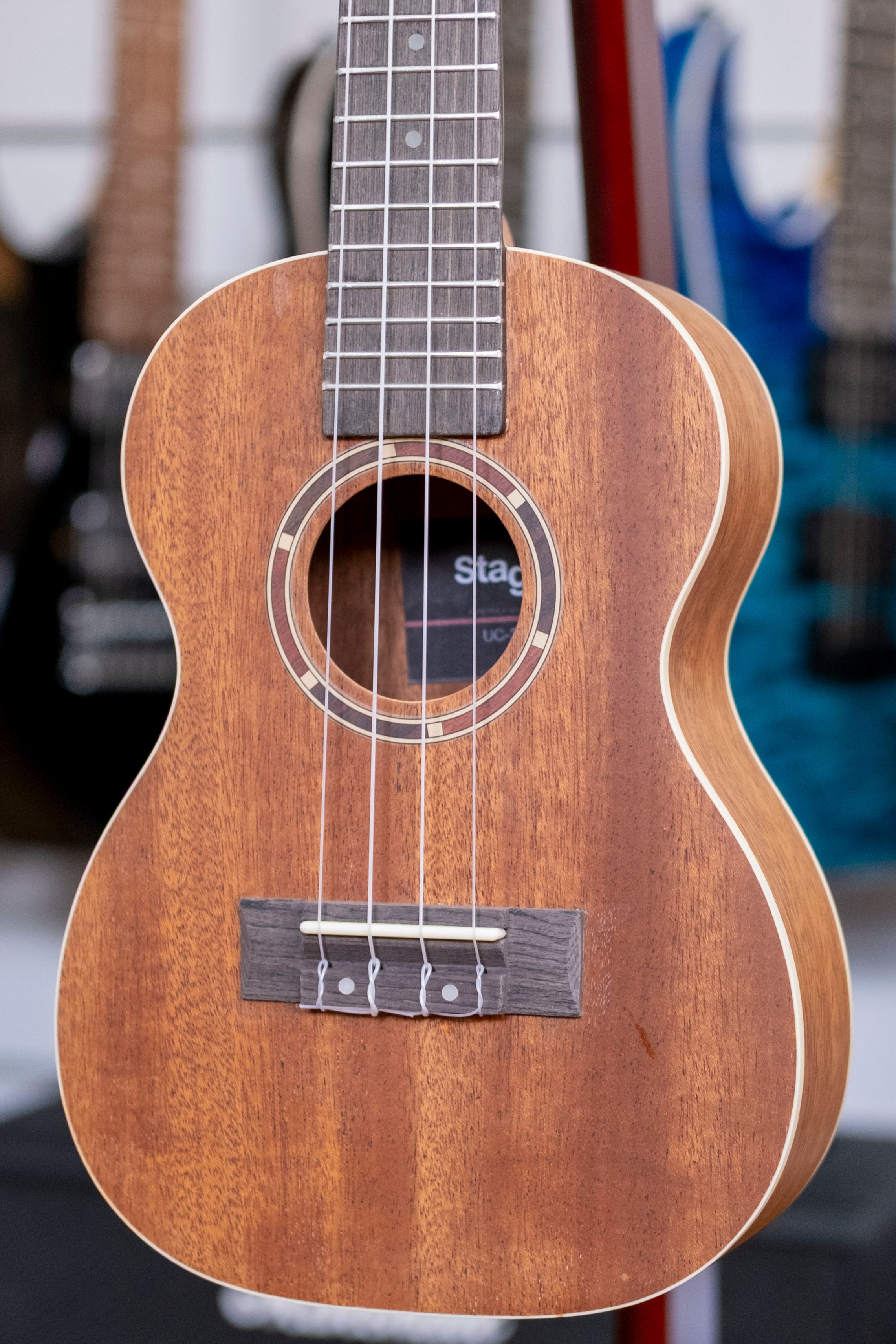 Stagg UC-30 Concert Ukulele with Bag (Mahogany)