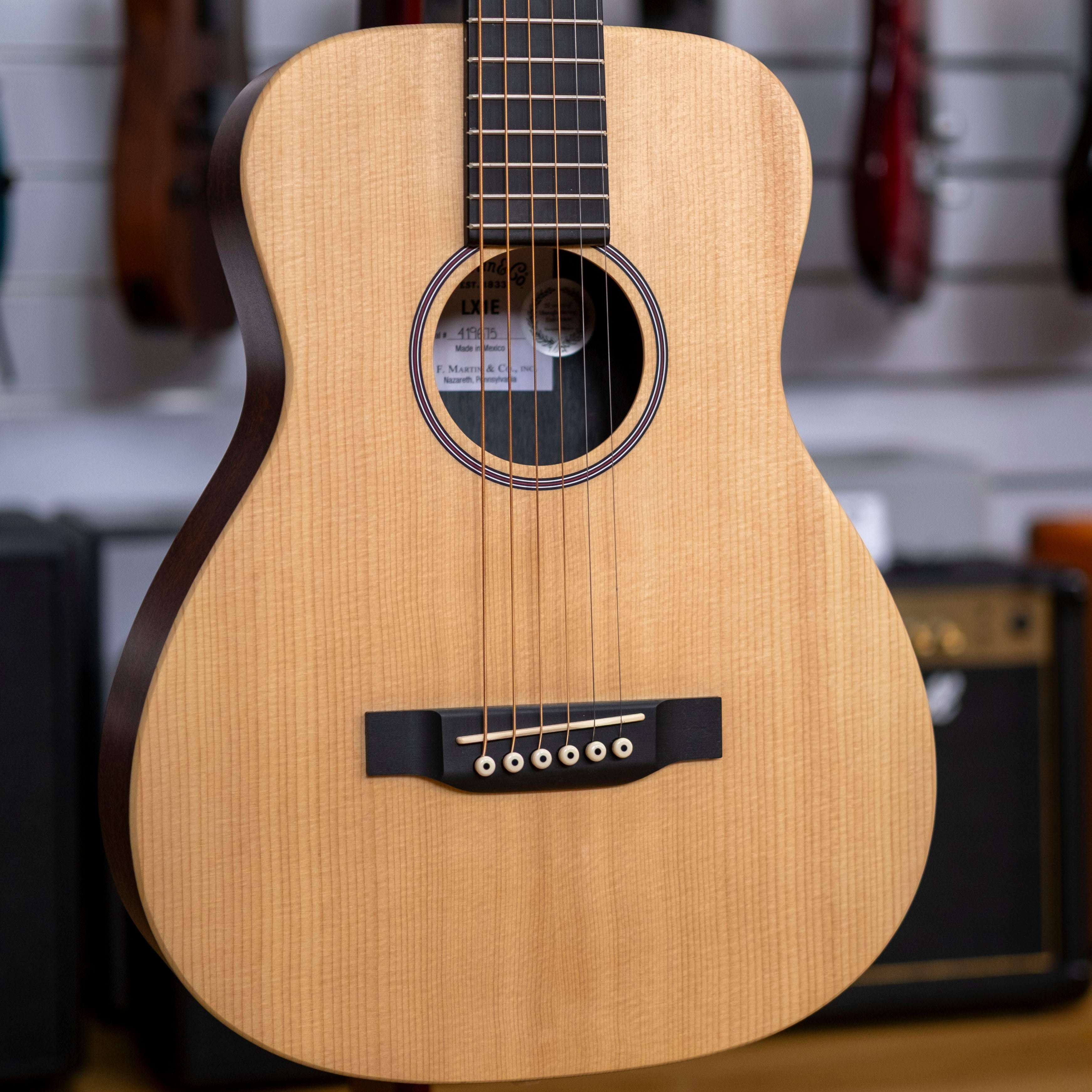 Martin LX1E Little Martin Acoustic Electric Guitar with Bag (Pre-Owned)