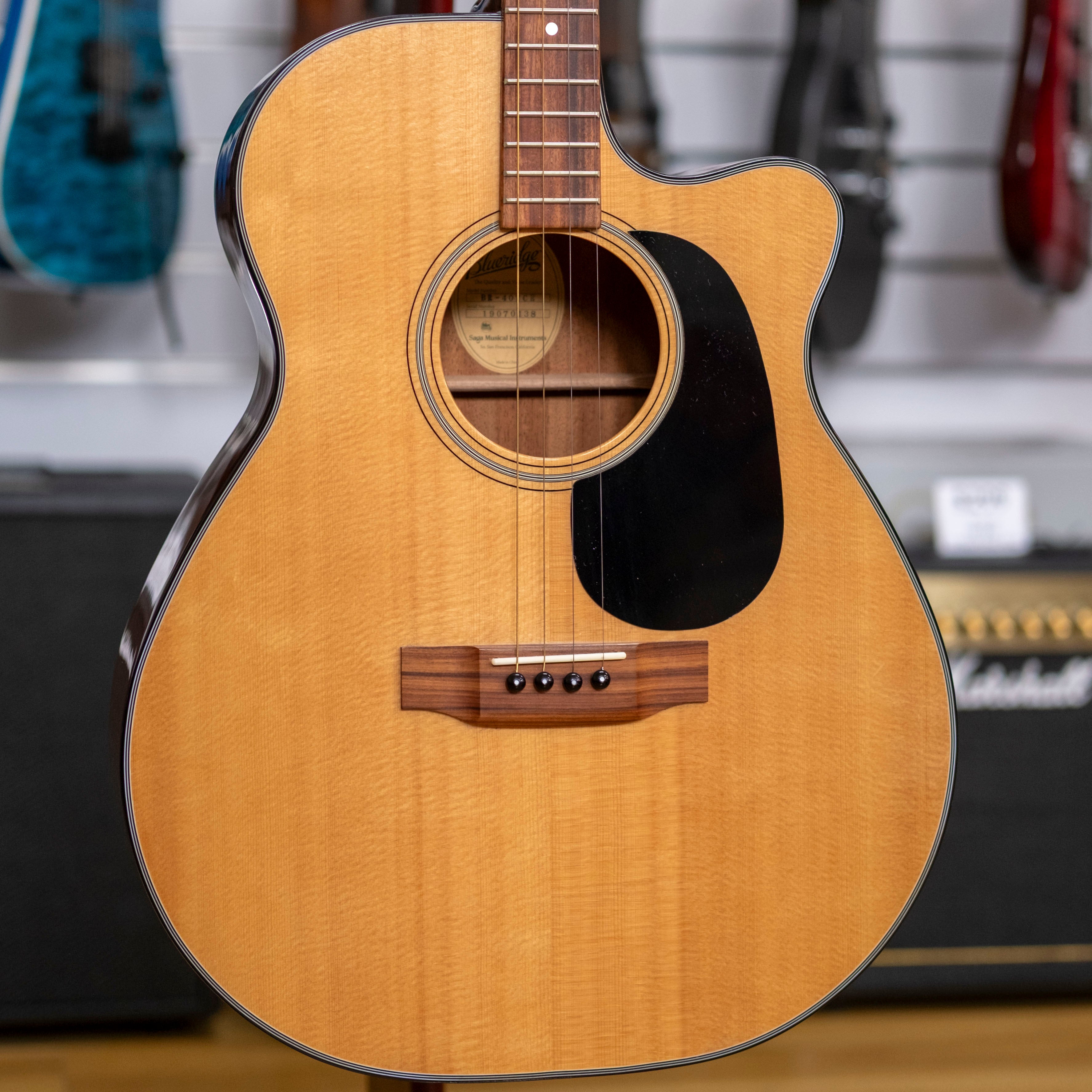 Blueridge BR-40TCE Electric Tenor Guitar with Gig Bag (Pre-Owned)