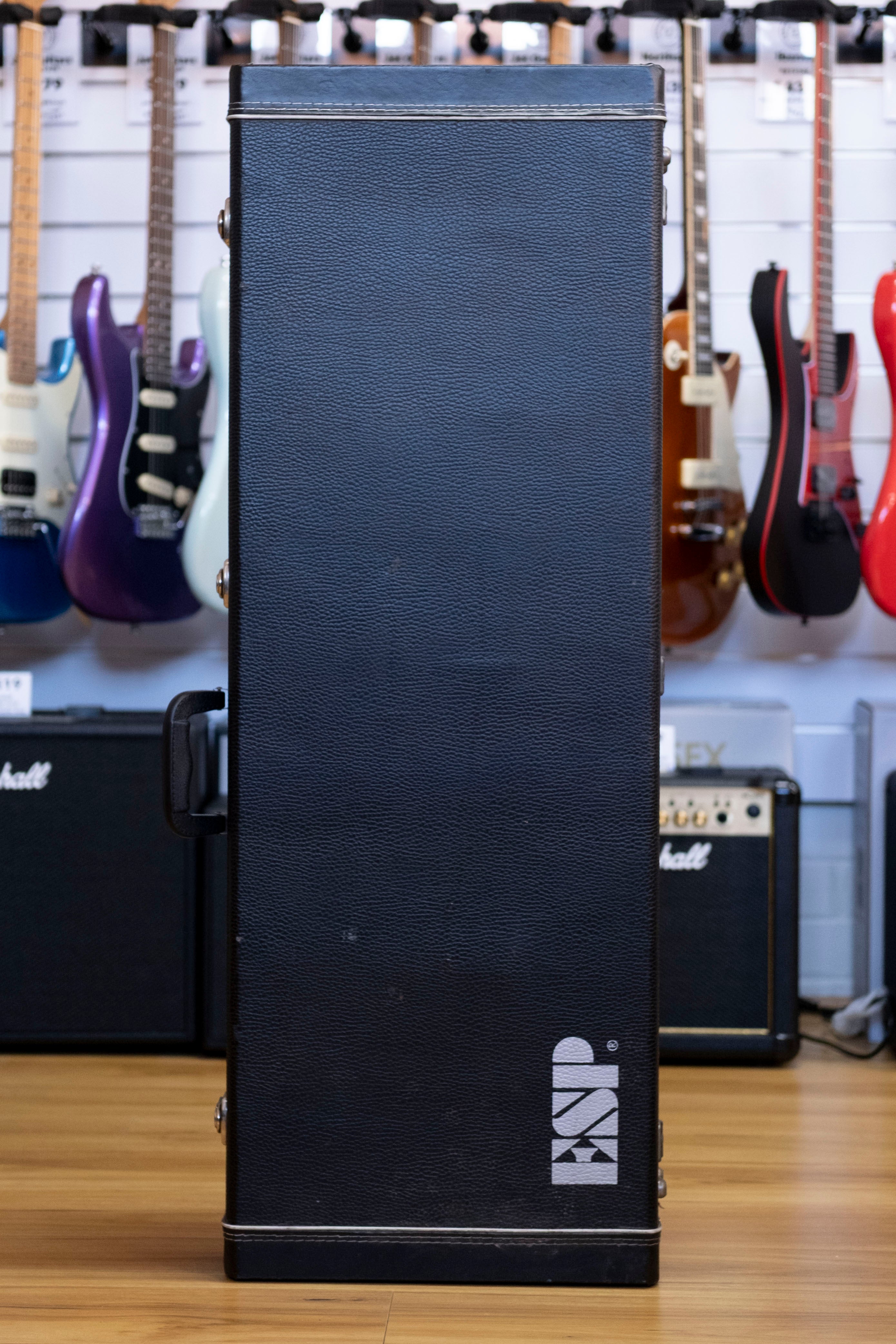 LTD EC-1000 Deluxe Electric Guitar (Vintage Black) (Pre-Owned, 2014)