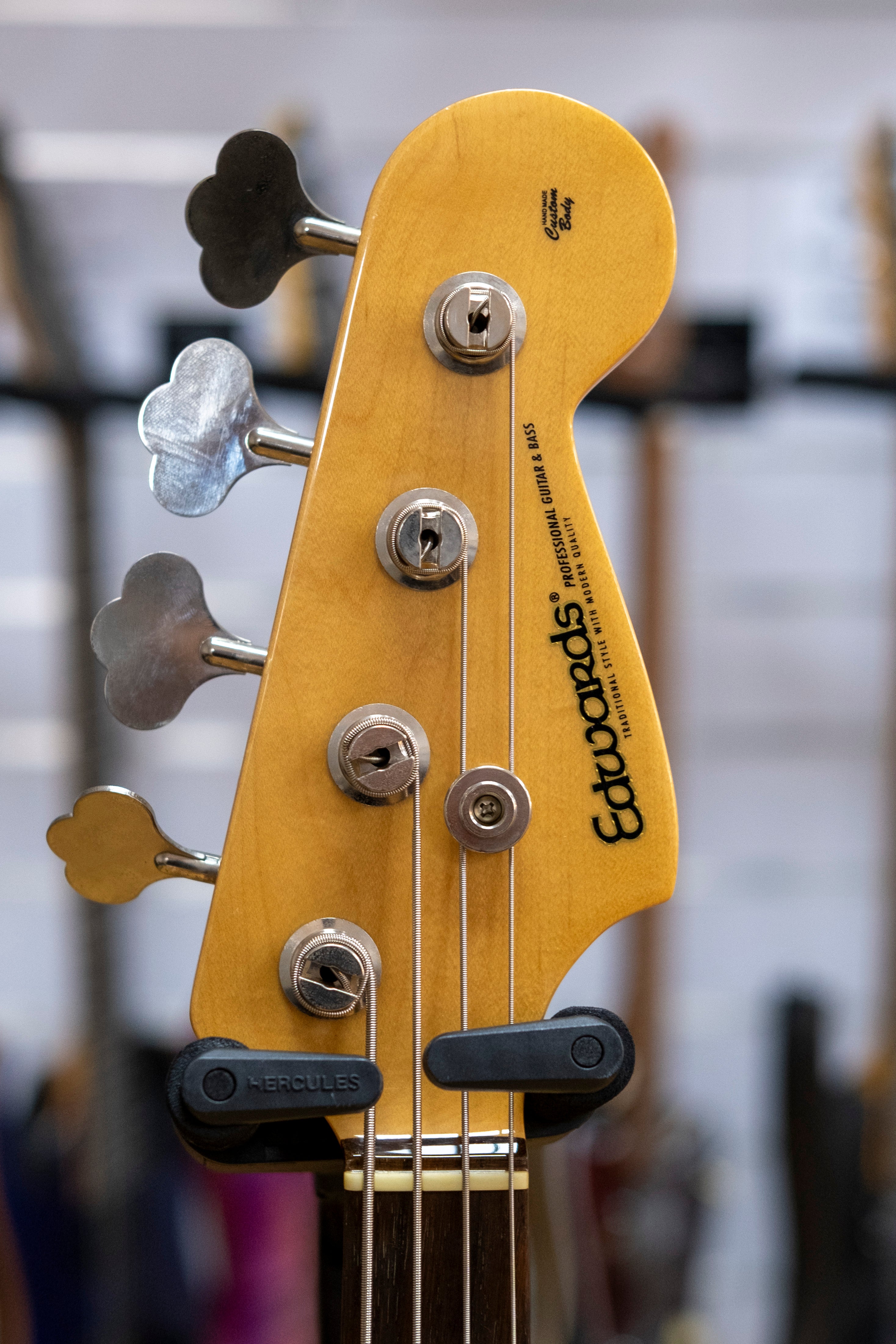 Edwards E-JB-105ALR 'Jazz' Bass Guitar (Candy Apple Red) (Pre-Owned, 2015 MIJ)