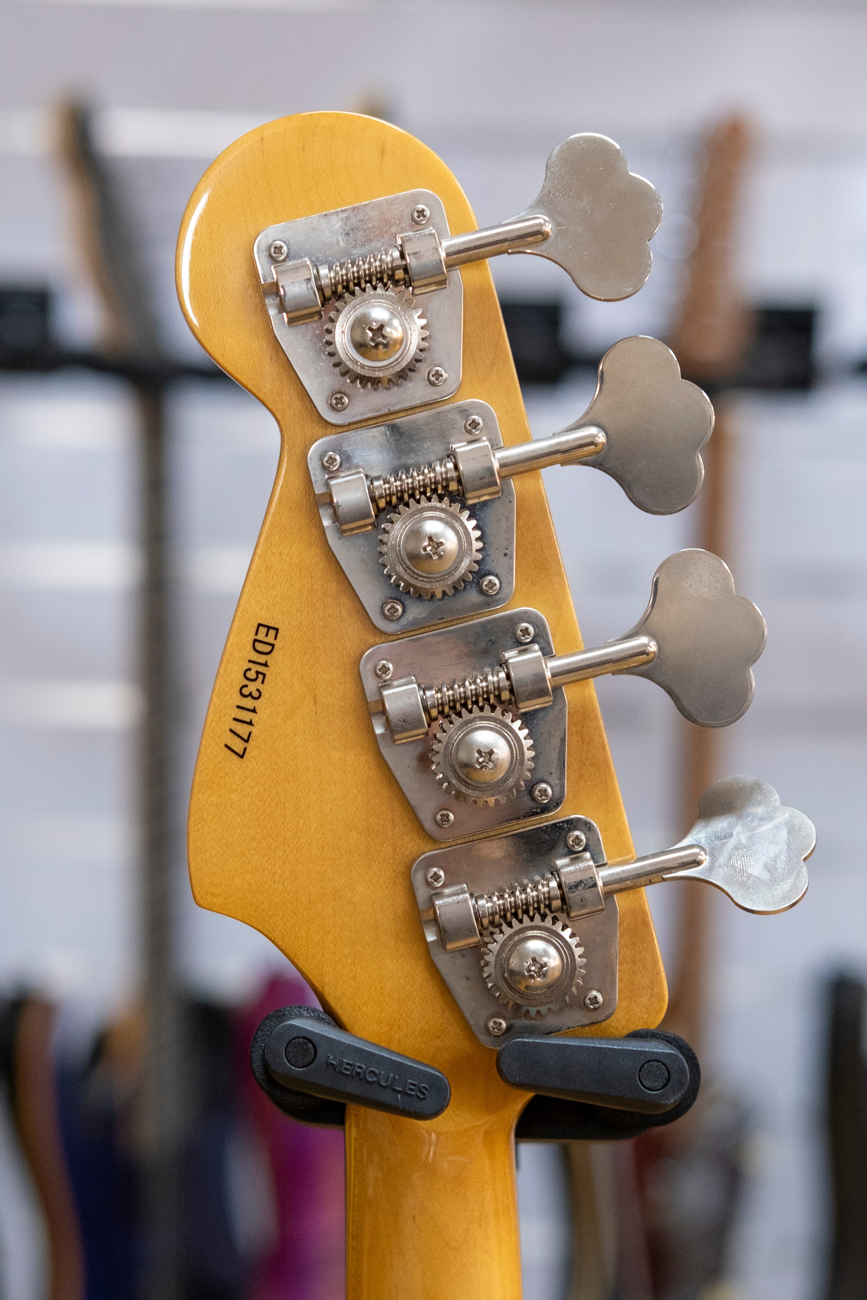 Edwards E-JB-105ALR 'Jazz' Bass Guitar (Candy Apple Red) (Pre-Owned, 2015 MIJ)