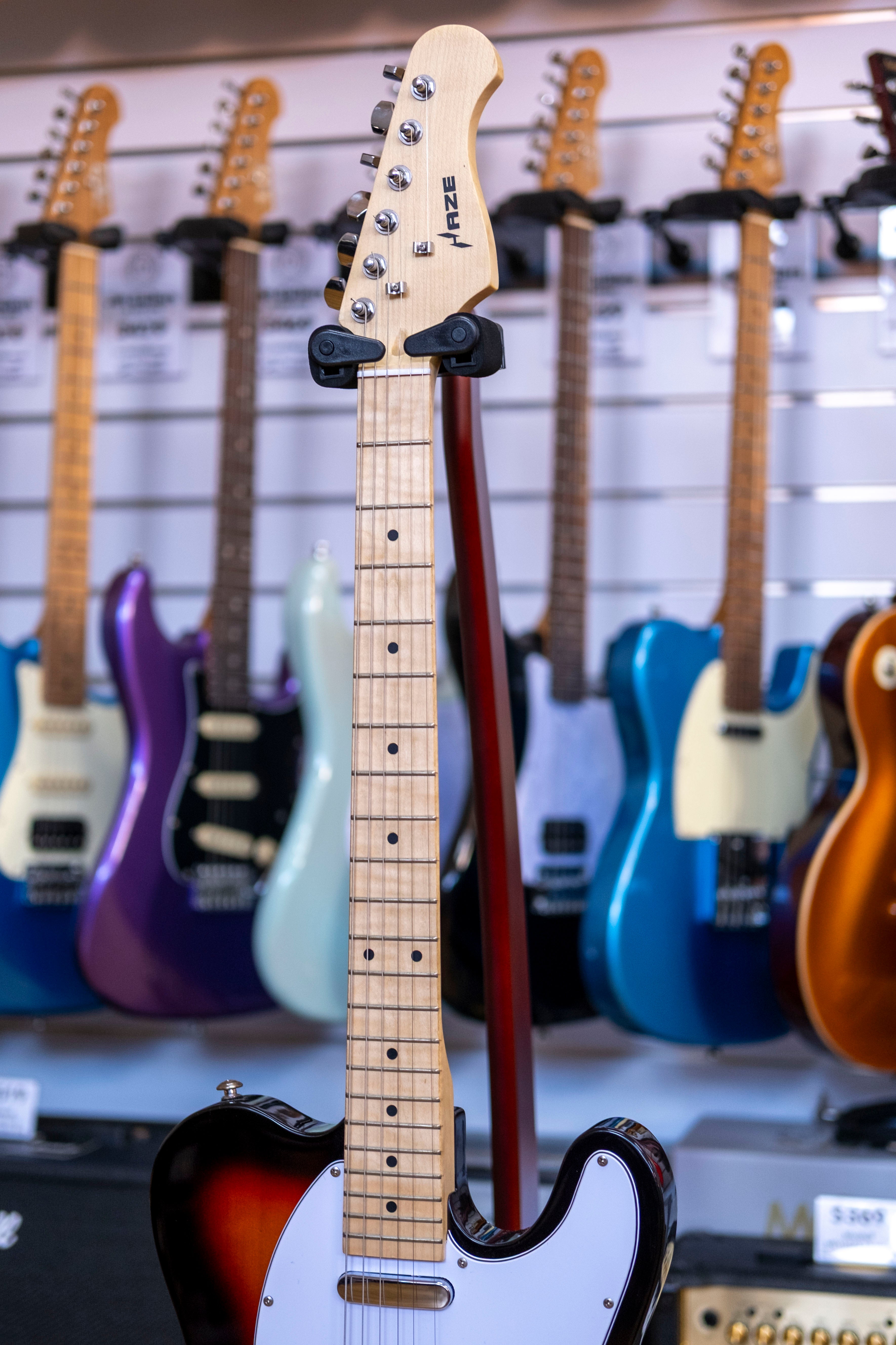 Haze TE Electric Guitar (3-Tone Sunburst) (Pre-Owned)