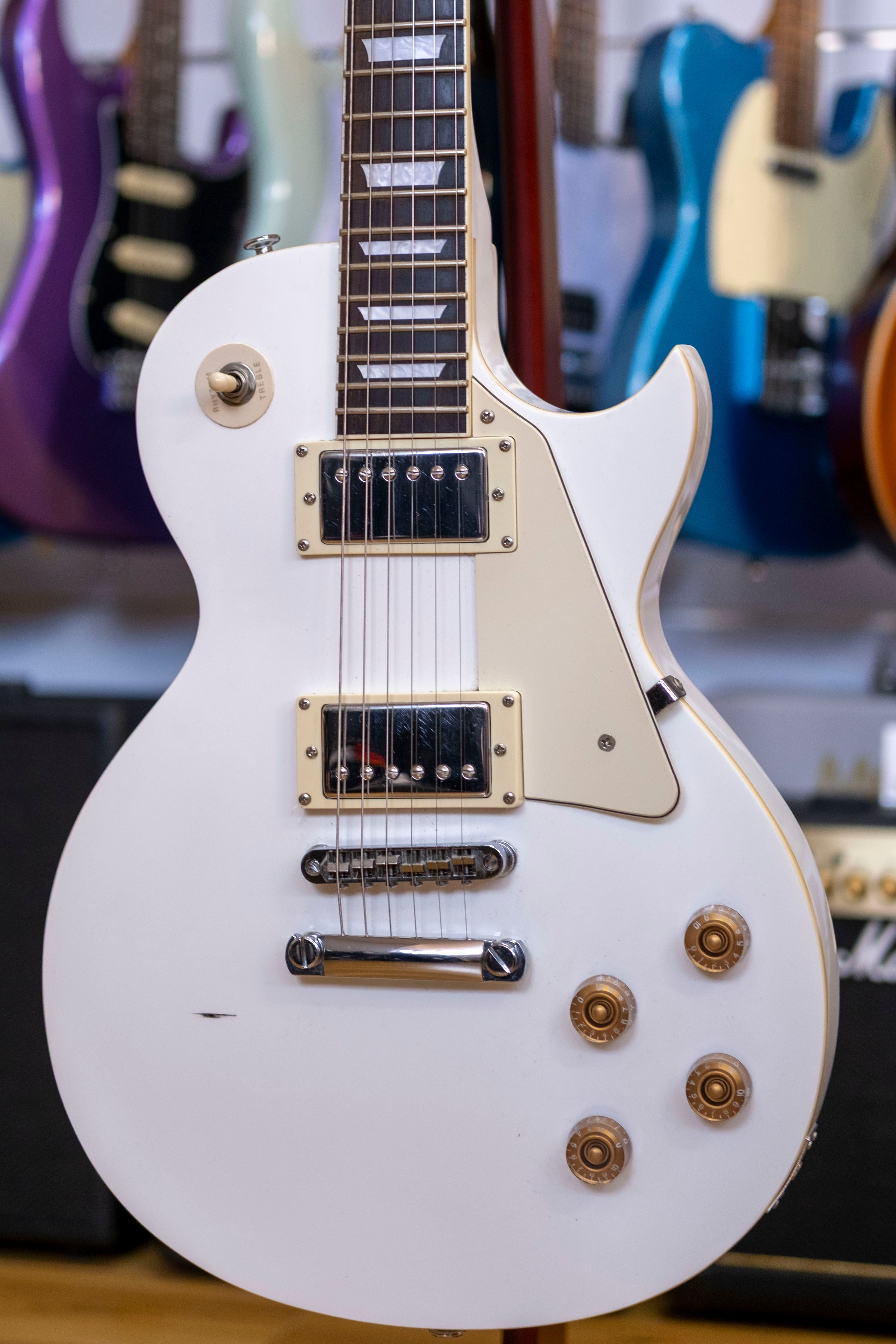 Haze SEG277 Single-Cut Electric Guitar (Arctic White) (Pre-Owned)