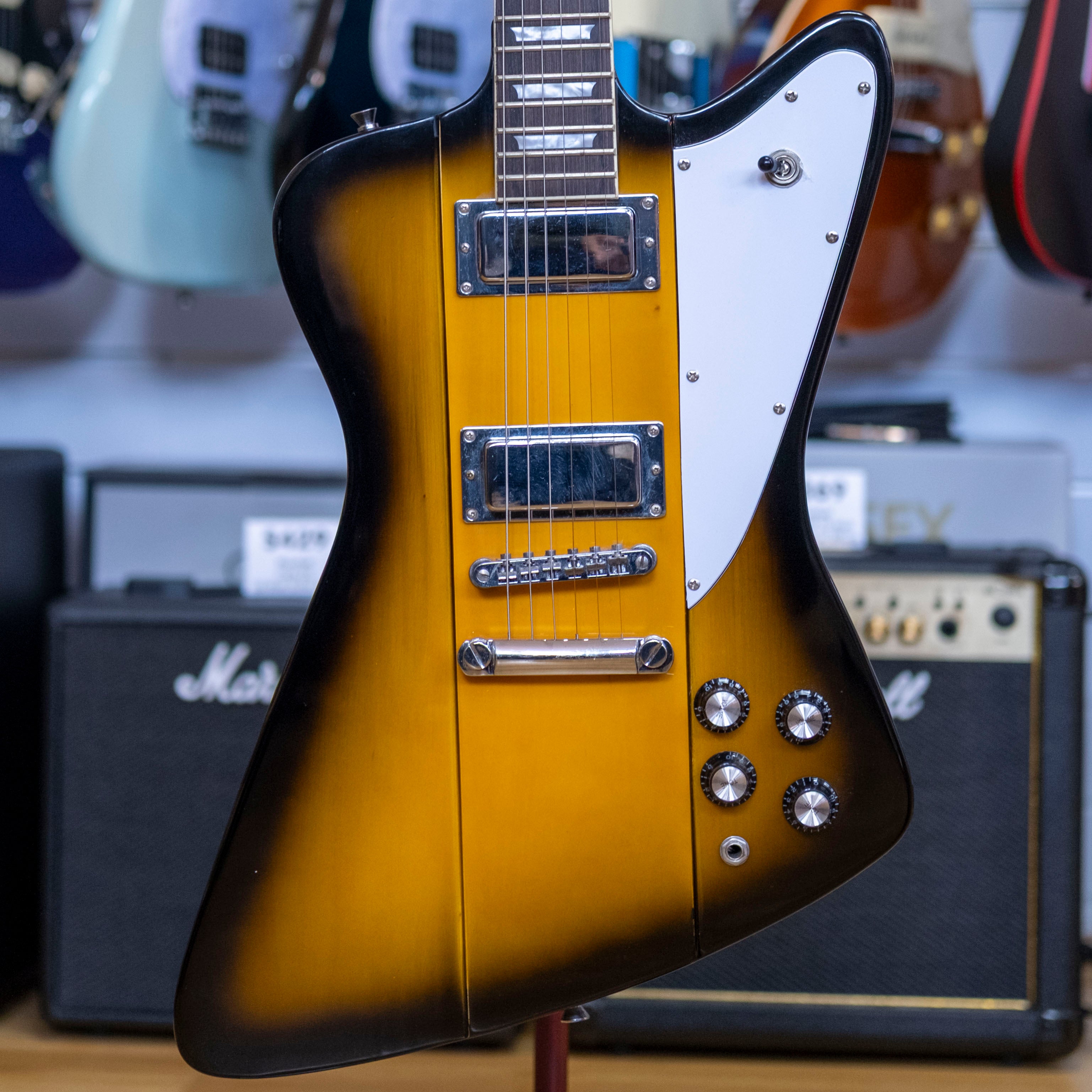 Haze FB30M Electric Guitar (3-Tone Sunburst) (Pre-Owned)