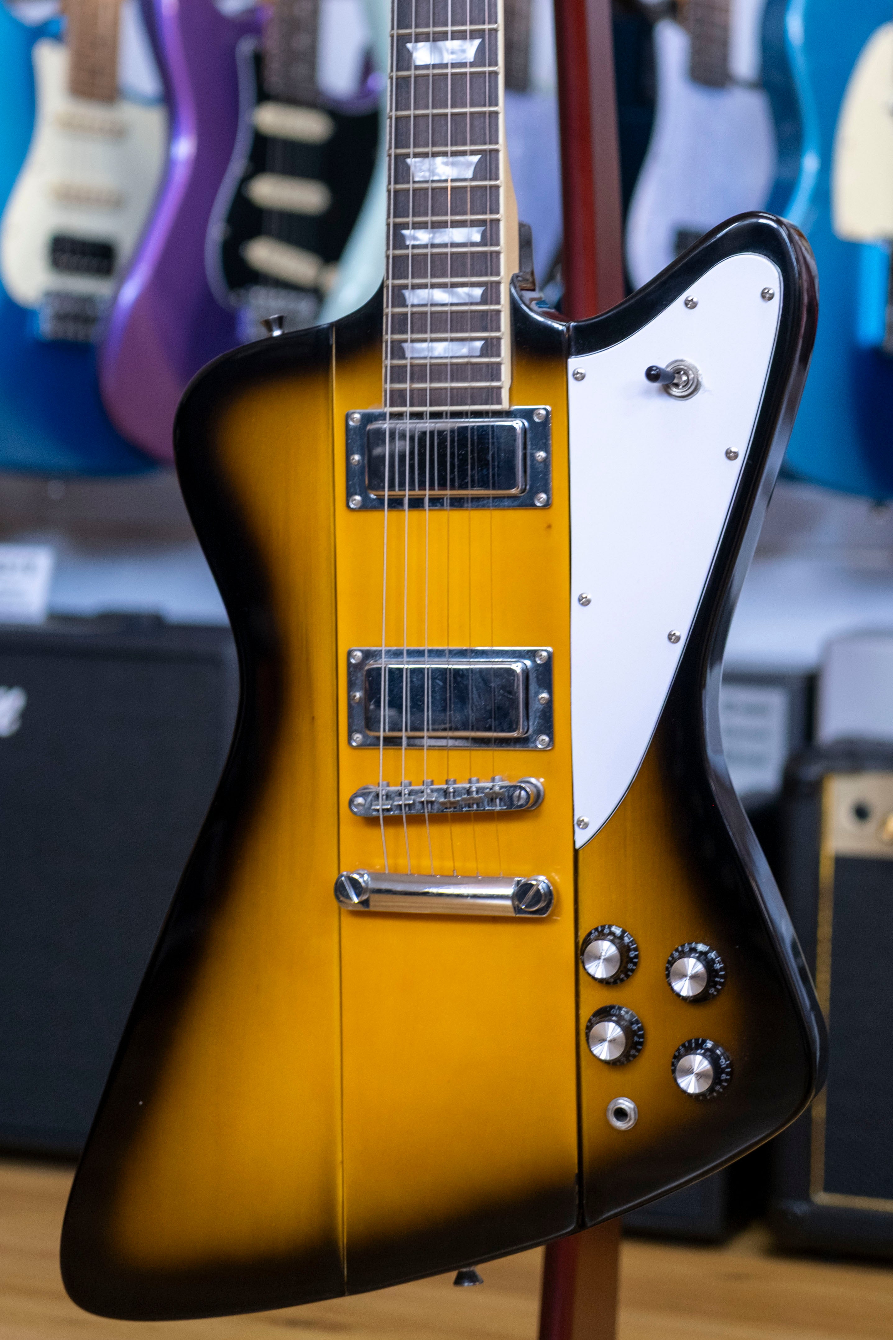 Haze FB30M Electric Guitar (3-Tone Sunburst) (Pre-Owned)