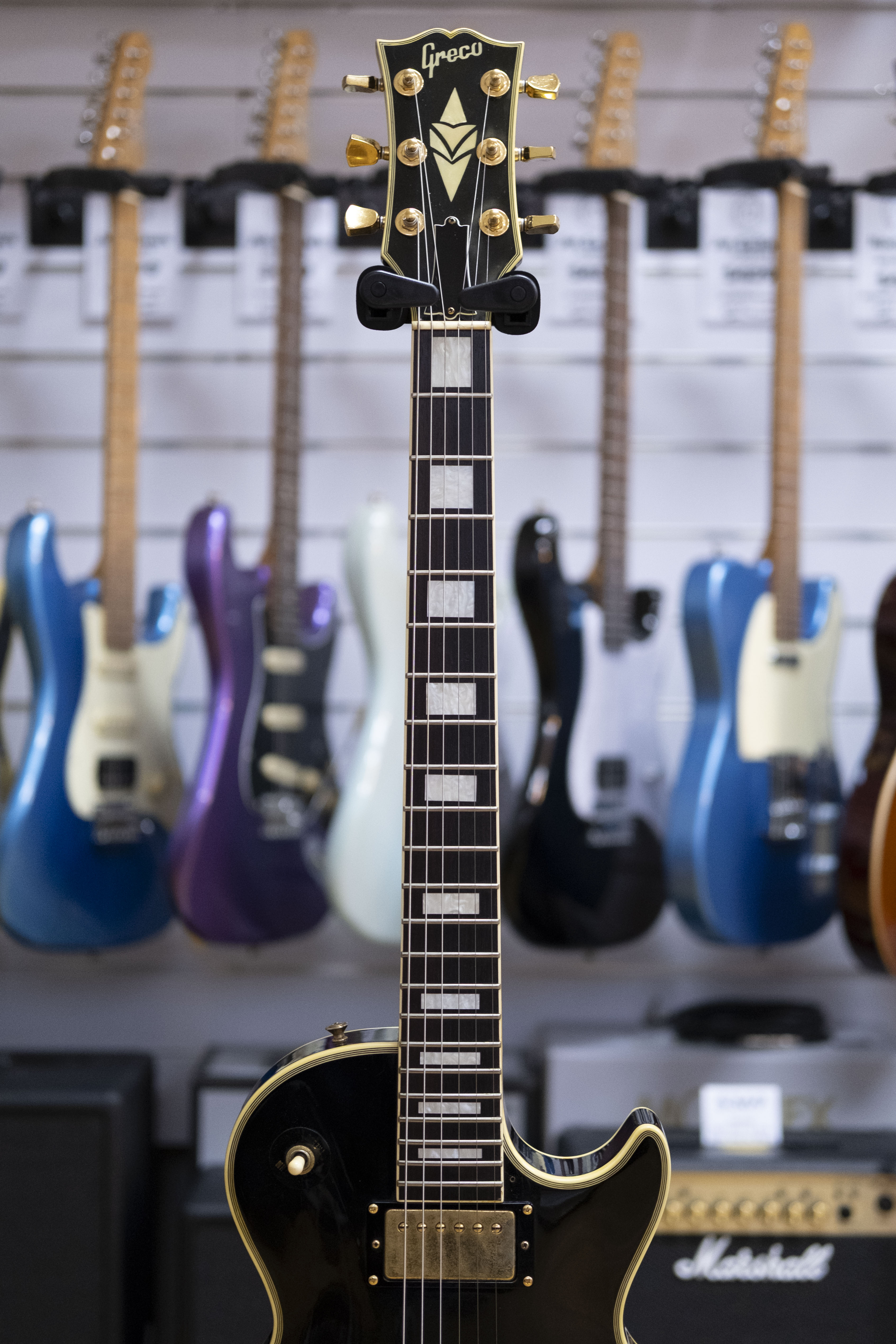 Greco Mint Collection EGC68-60 'LP' Custom Electric Guitar (Black) (Pre-Owned, 1987 MIJ)