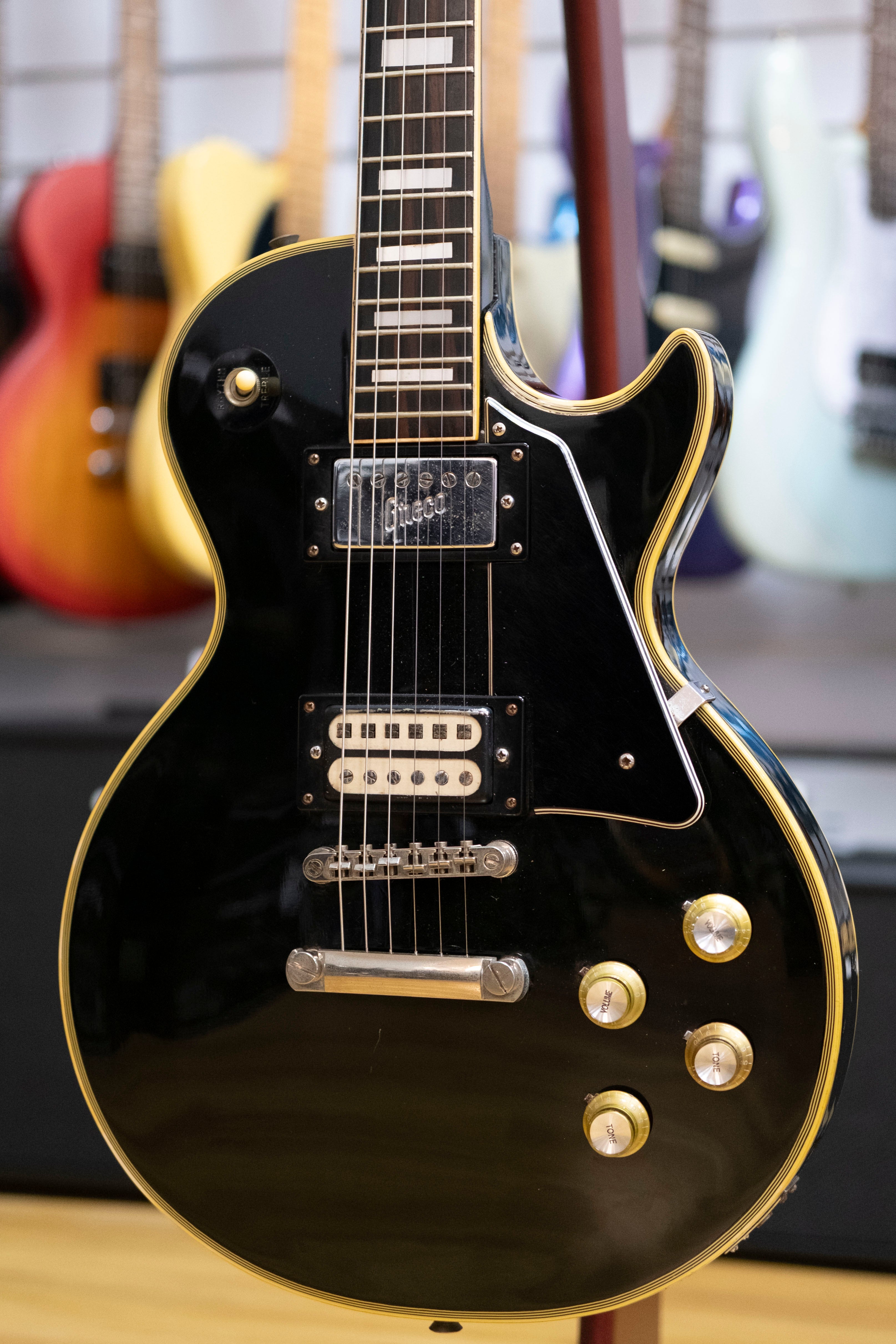 Greco EG-480B 'LP' Custom Electric Guitar (Black) (Pre-Owned, 1974)