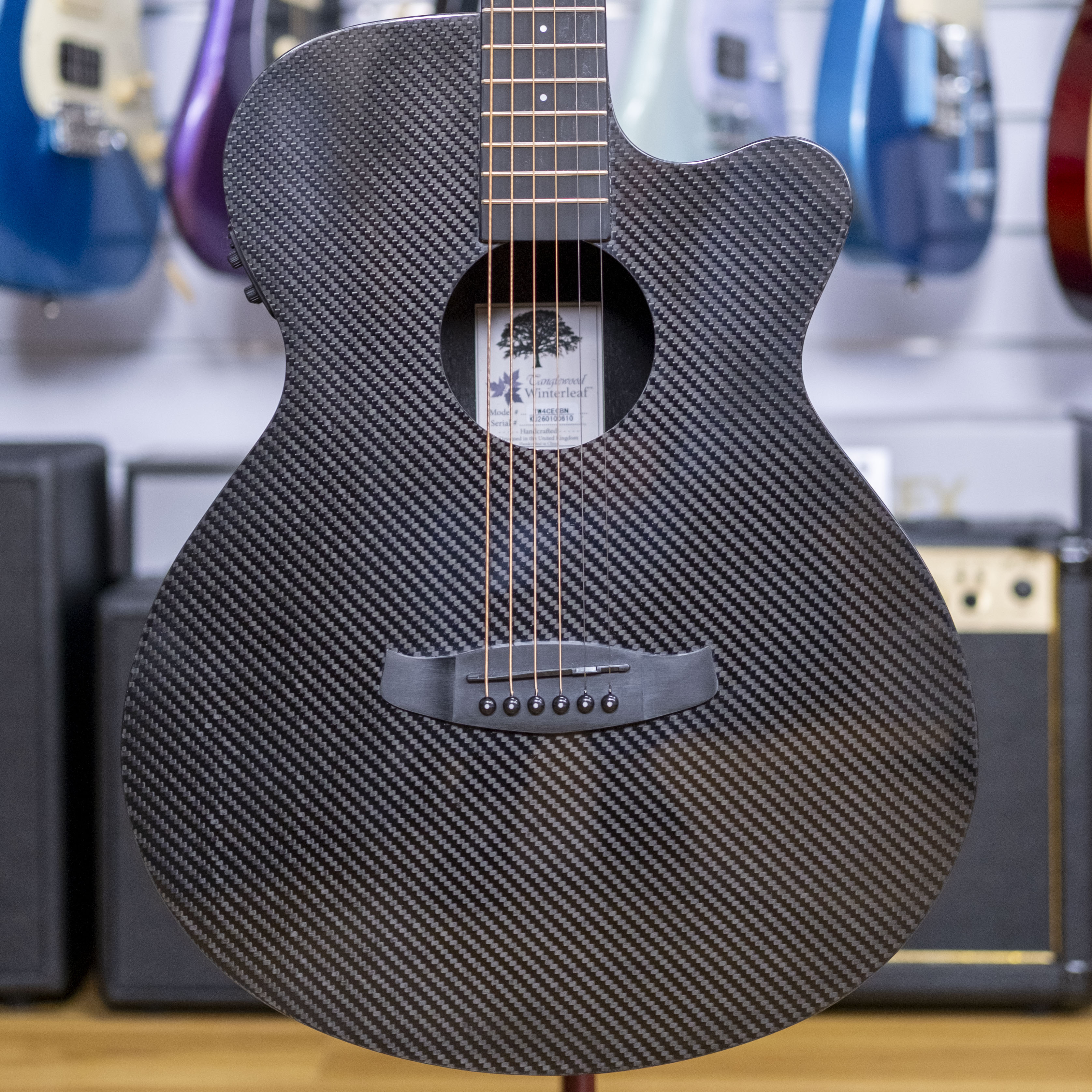 Tanglewood Winterleaf Carbon Fibre Superfolk Acoustic Electric Guitar