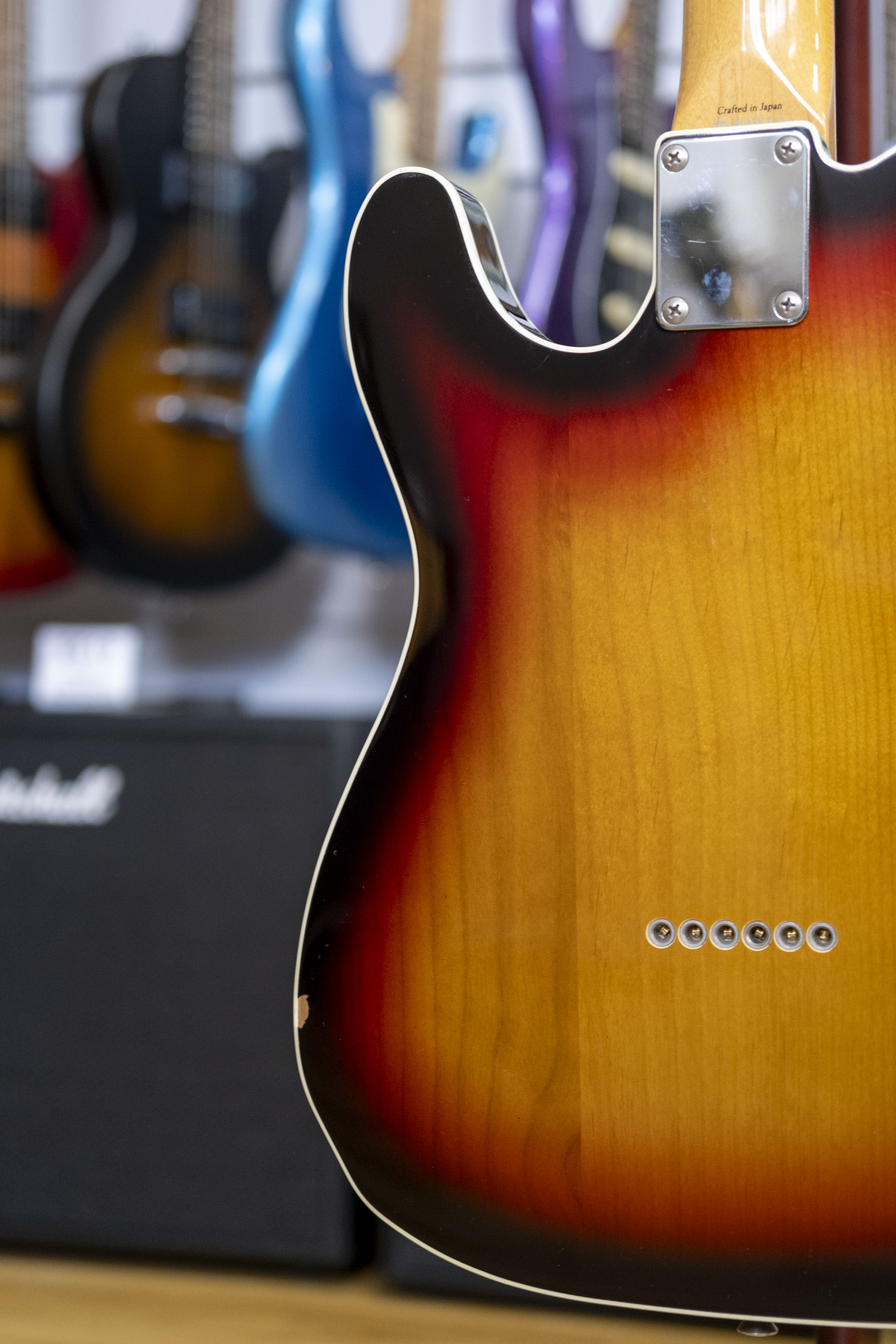 Fender TL-62B Telecaster Electric Guitar (3-Tone Sunburst) (Pre-Owned, 2000's CIJ)