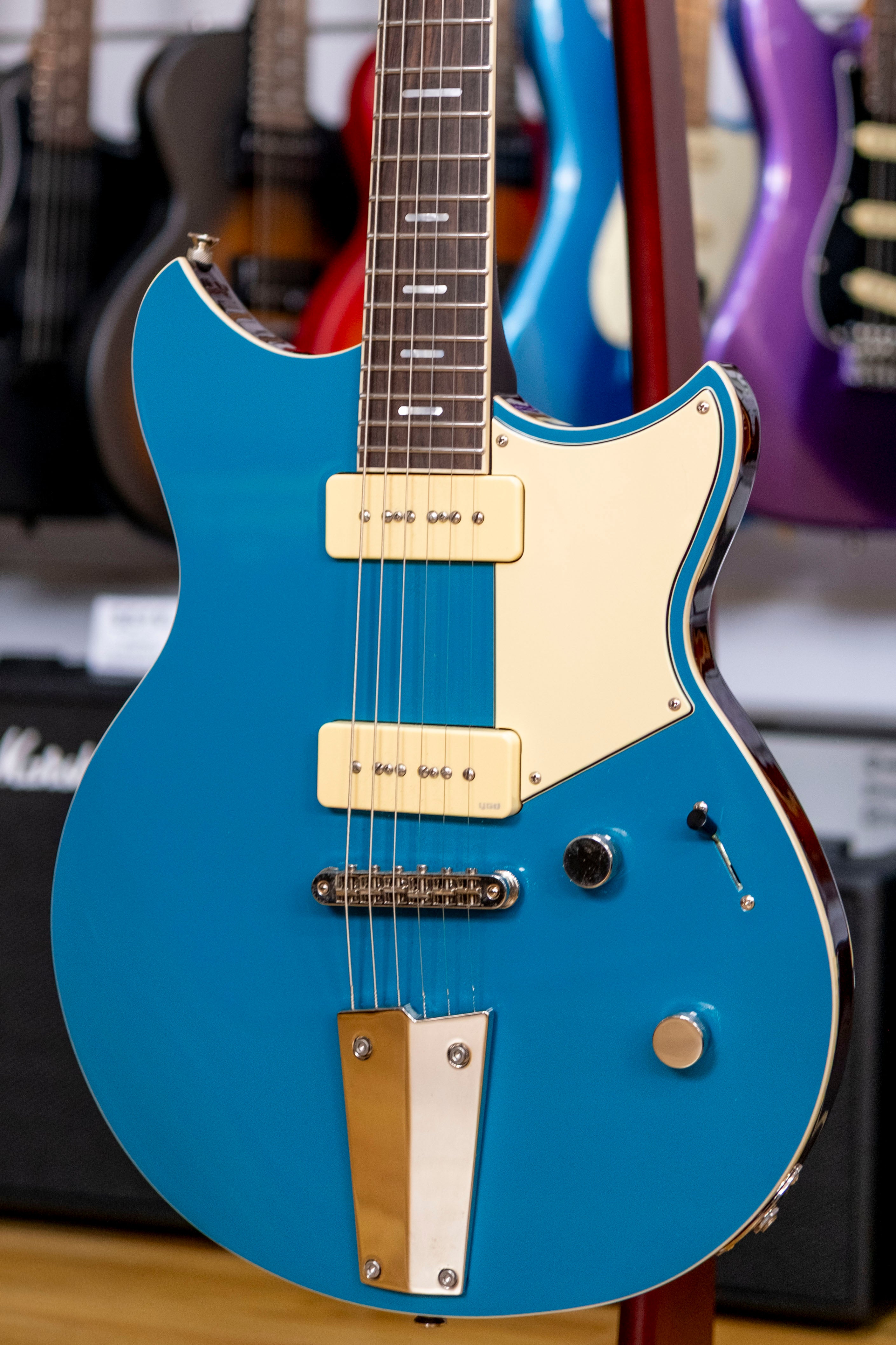 Yamaha Revstar Standard RSS02T Electric Guitar with Hardcase (Swift Blue) (Pre-Owned)