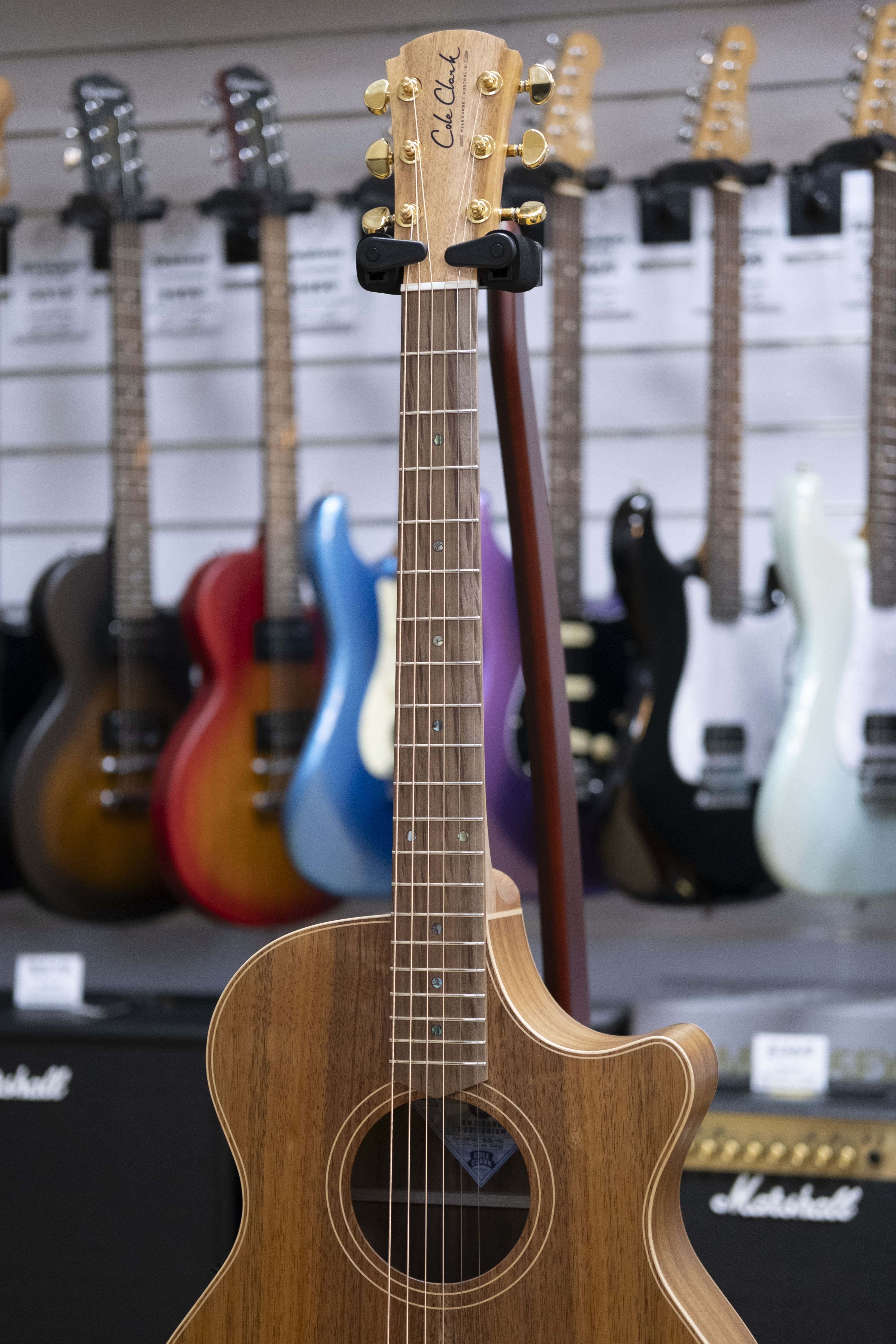 Cole Clark AN2 Angel Acoustic Electric Guitar with Hardcase (All Blackwood)