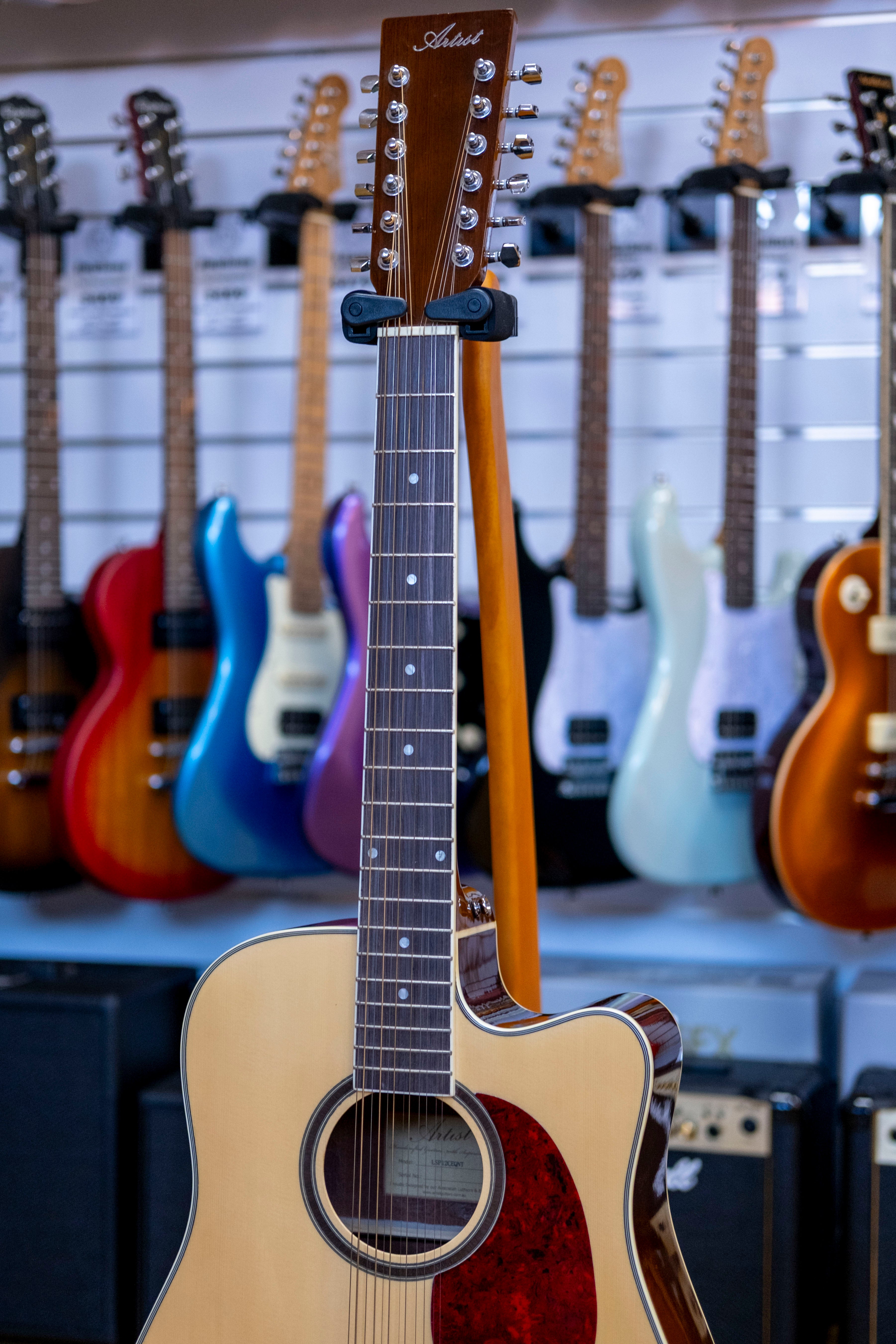 Artist Guitars 12-String Acoustic Electric Guitar with Hardcase (Pre-Owned)