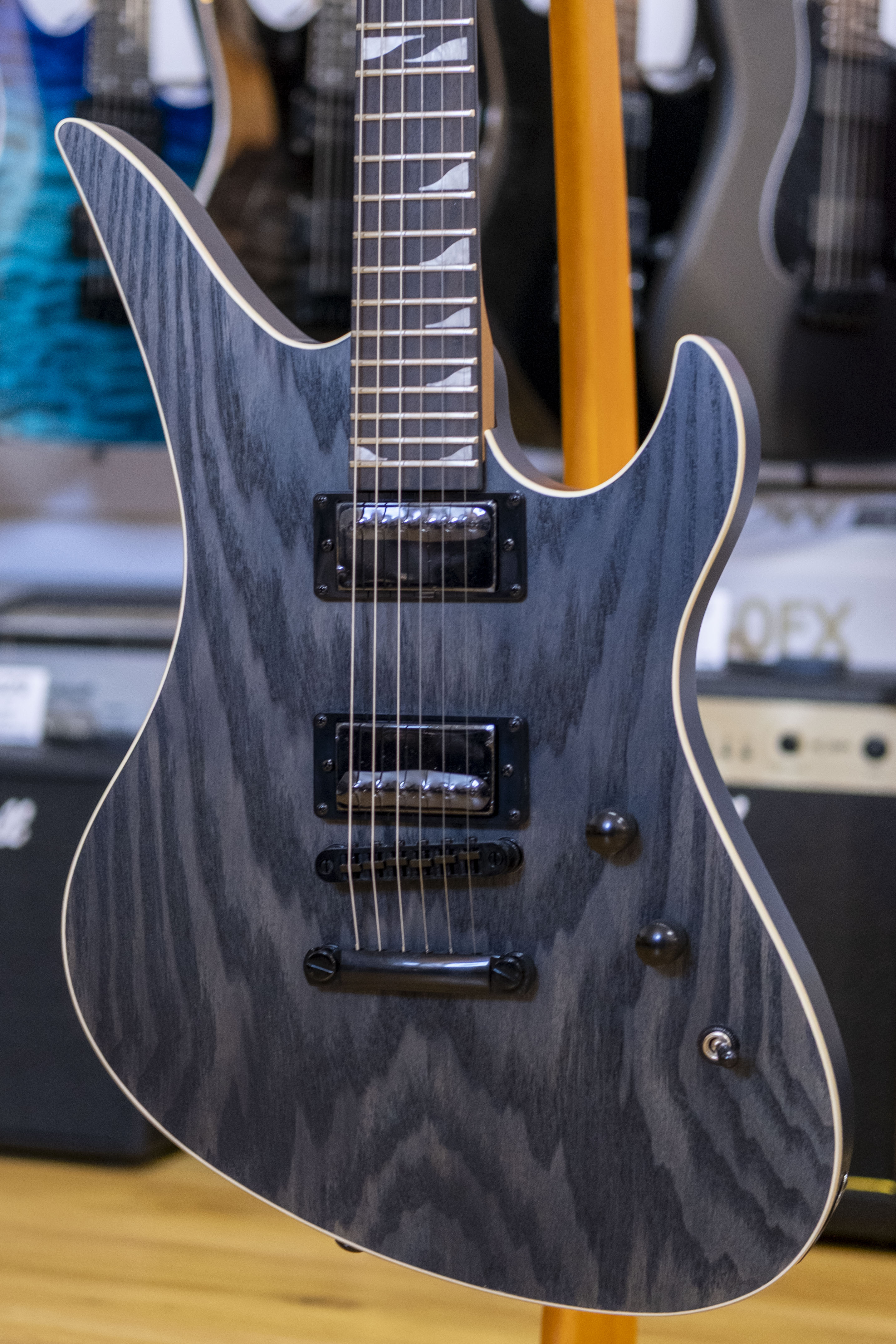 Schecter Standard Series Avenger Electric Guitar (Charcoal Satin)