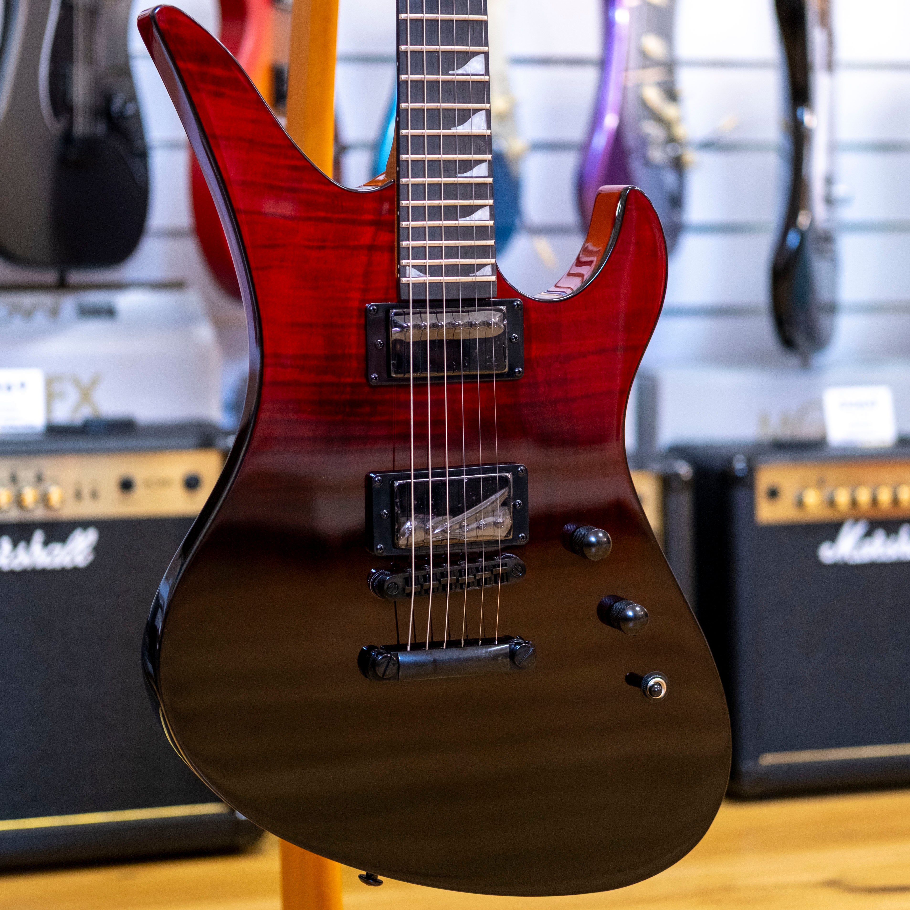 Schecter Avenger Standard Electric Guitar (Blood Burst)