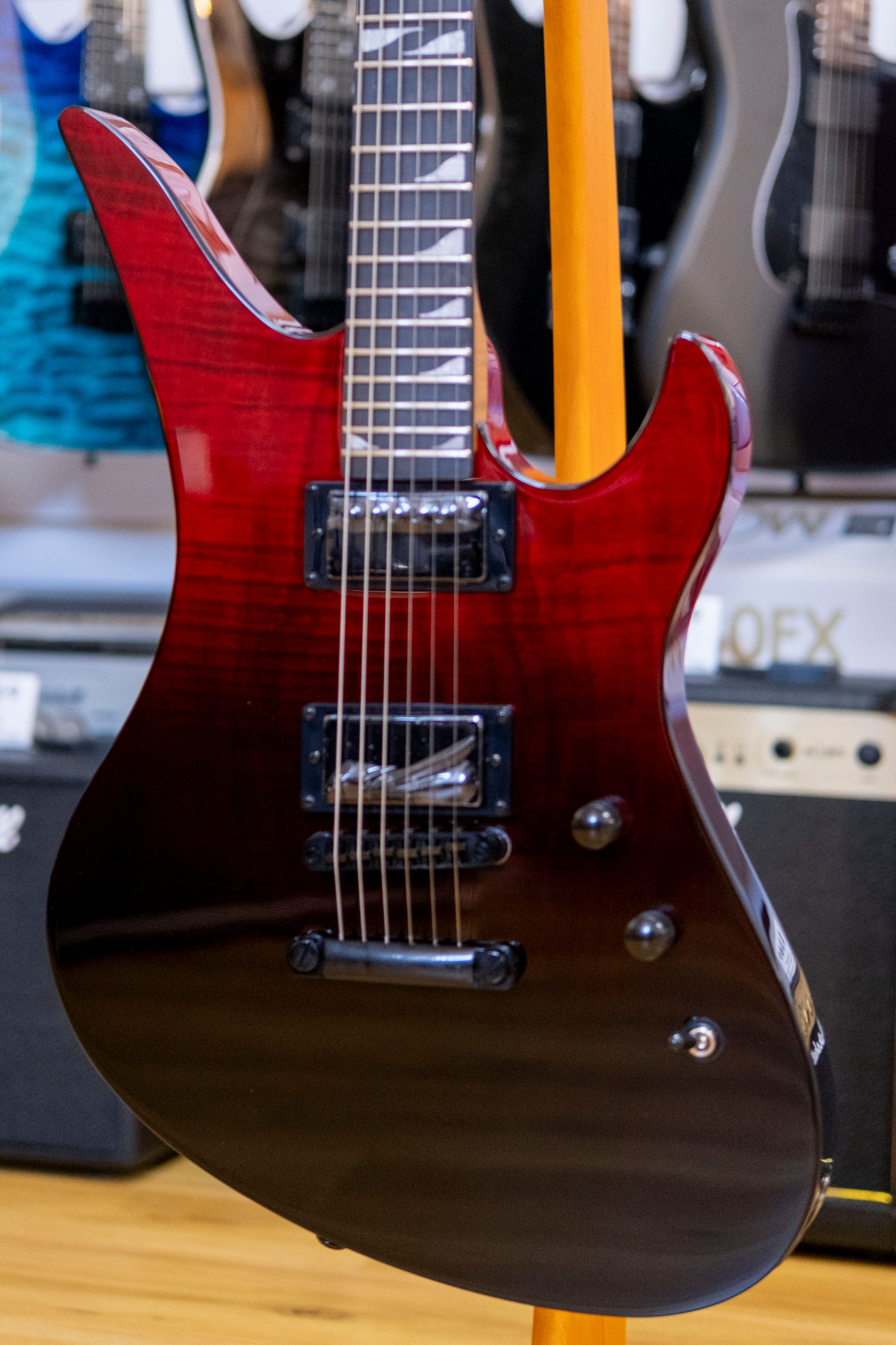 Schecter Avenger Standard Electric Guitar (Blood Burst)
