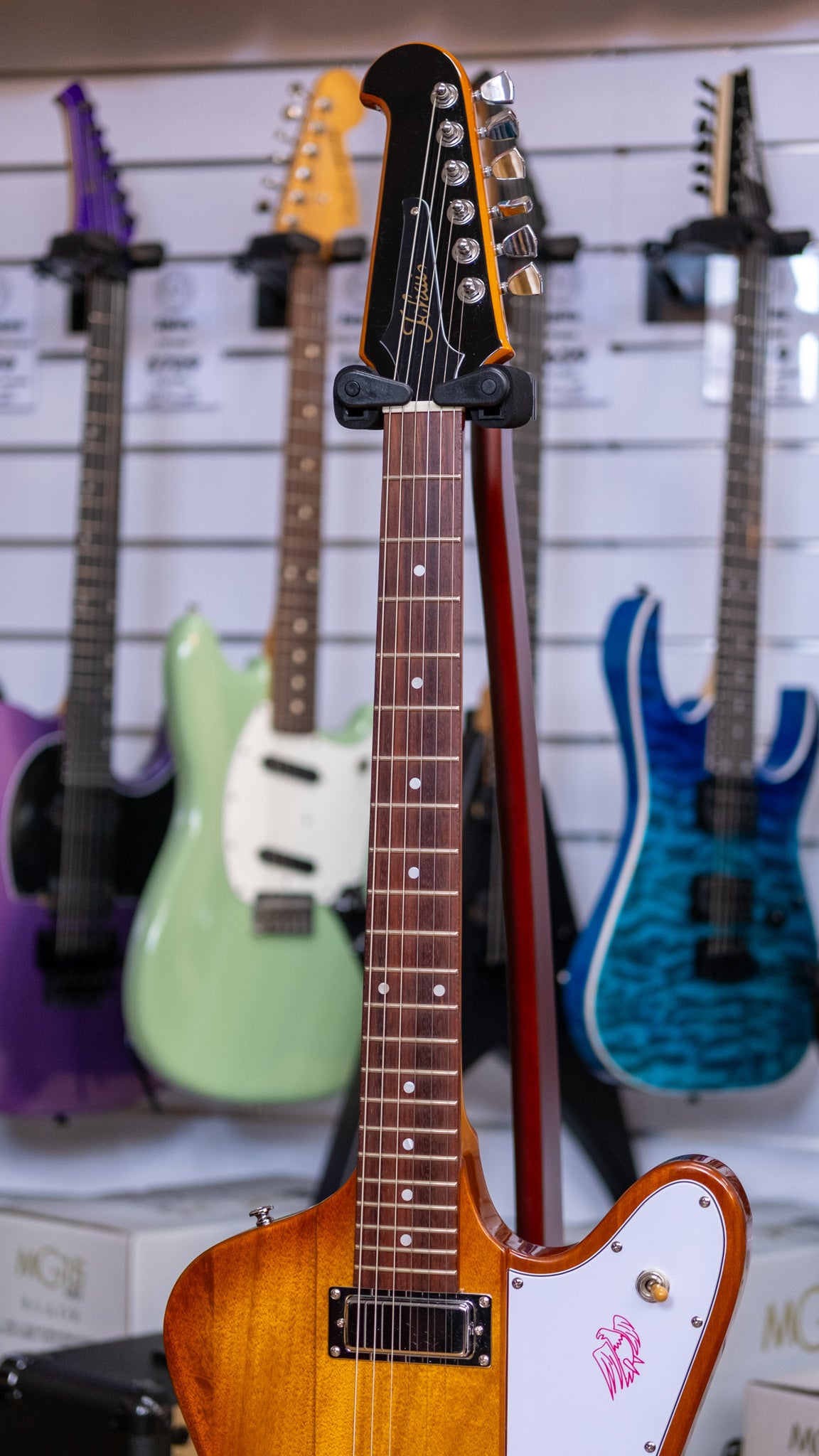 Tokai Traditional Series FB-65 'Firebird' Electric Guitar (Vintage Sunburst) (Pre-Owned, 2019 MIC)
