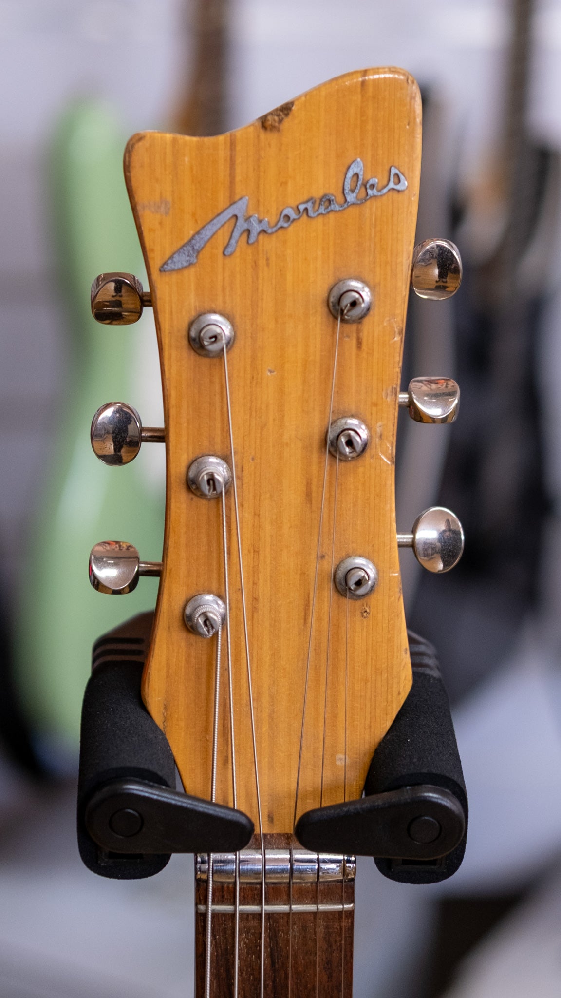 Morales ZES-300 Electric Guitar (White) (Pre-Owned, 1968 MIJ)